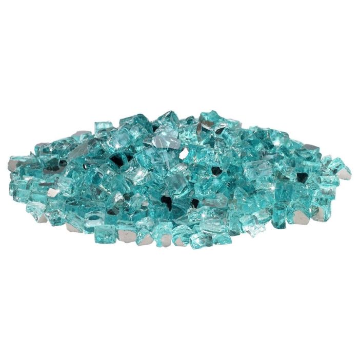 Fire by Design ARFG 1/2-Inch Reflective Collection Fire Glass, 10 lb, Azuria Reflective