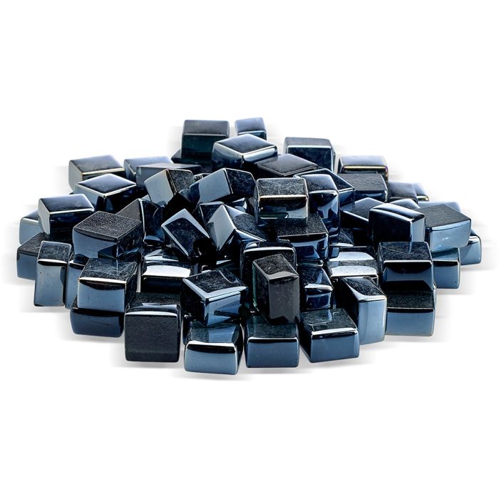 Fire by Design 2BLLUSTER 1/2-Inch, 2.0 Collection Fire Glass, 10 lb, Black Luster