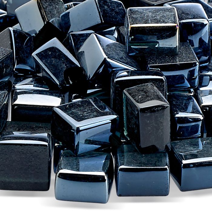 Fire by Design 2BLLUSTER 1/2-Inch, 2.0 Collection Fire Glass, 10 lb, Black Luster