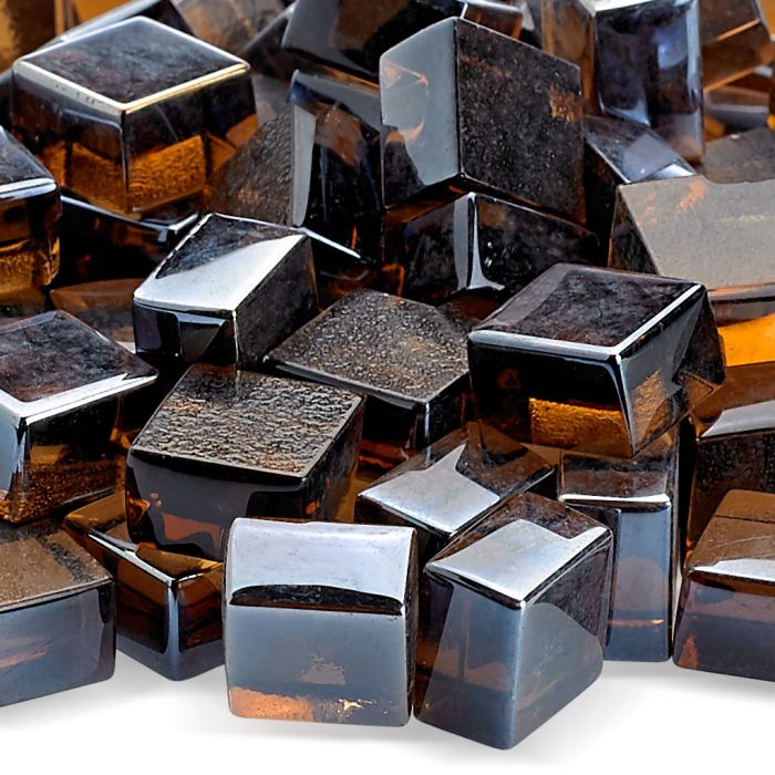 Fire by Design 2COLUSTER 1/2-Inch, 2.0 Collection Fire Glass, 10 lb, Copper Luster