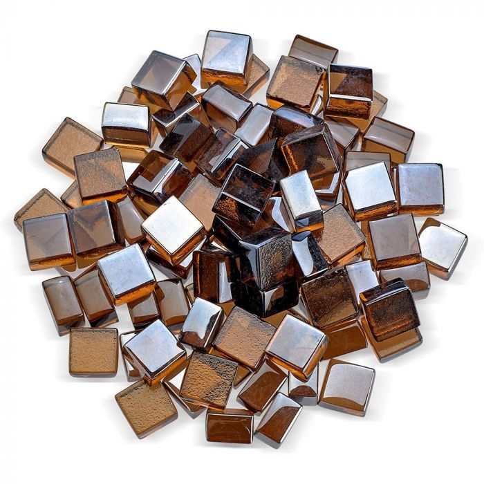 Fire by Design 2COLUSTER 1/2-Inch, 2.0 Collection Fire Glass, 10 lb, Copper Luster