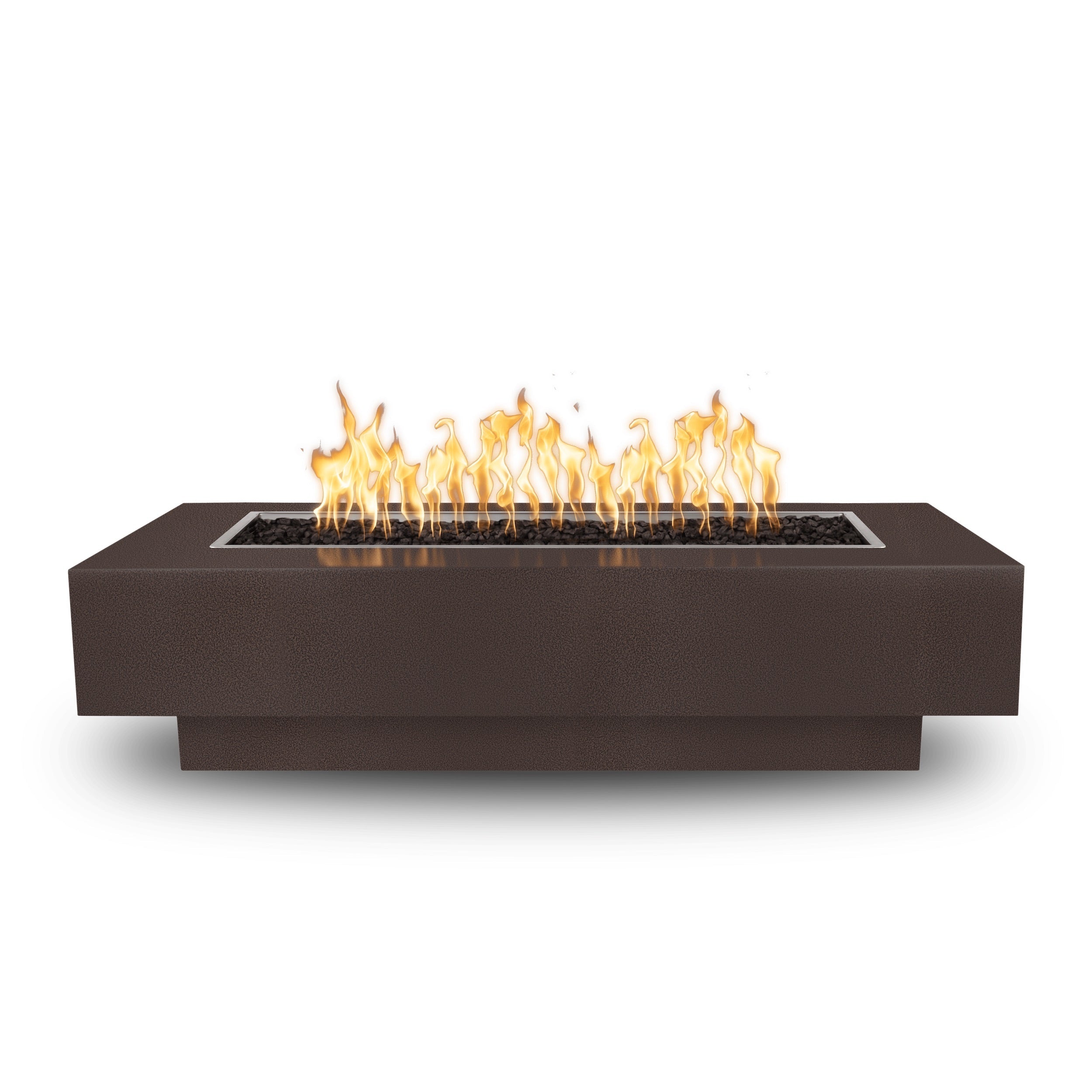 Top Fires by The Outdoor Plus Coronado 60x28-Inch Linear Powder Coated Steel Gas Fire Pit