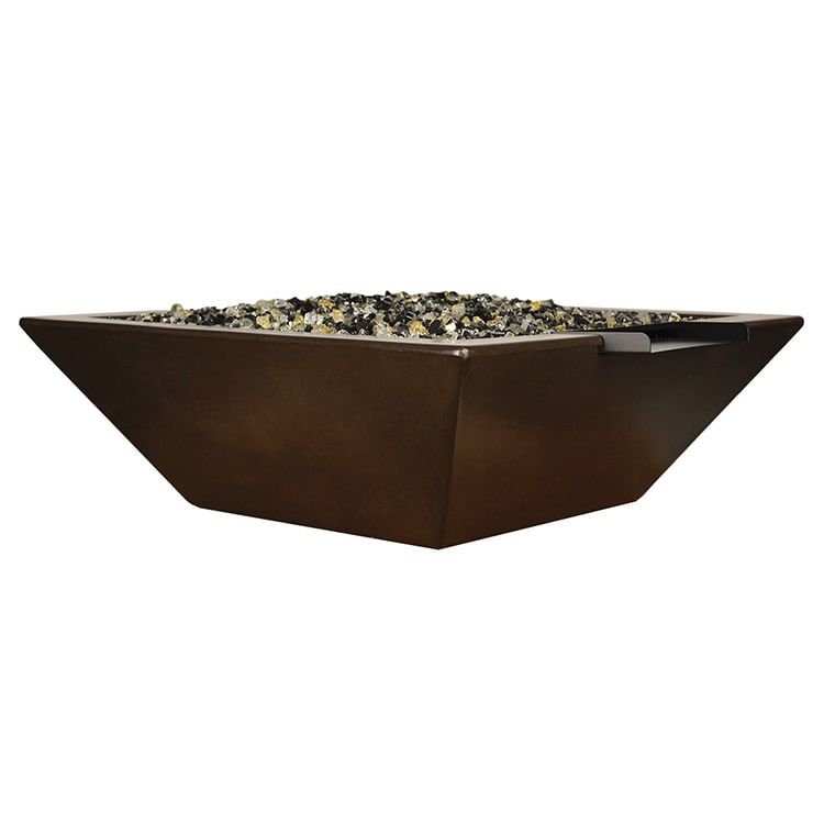 Fire by Design APSQFWB42 Geo Square 42-Inch Fire and Water Bowl