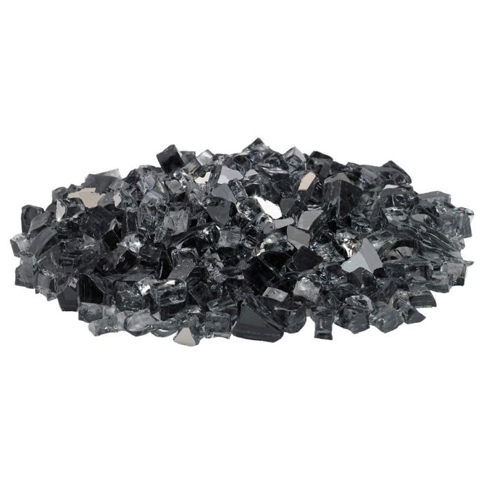Fire by Design GRRFG 1/2-Inch Reflective Collection Fire Glass, 10 lb, Gray Reflective