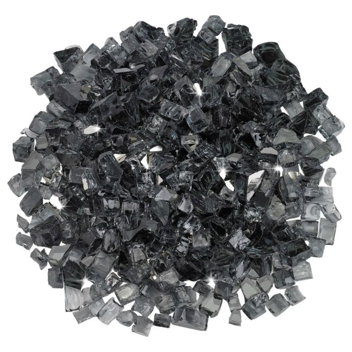 Fire by Design GRRFG 1/2-Inch Reflective Collection Fire Glass, 10 lb, Gray Reflective