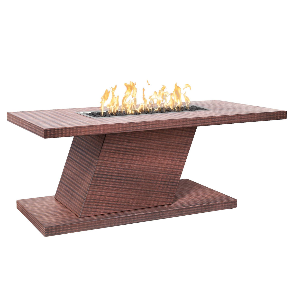 The Outdoor Plus Imperial Fire Pit - Hammered Copper - 24" Tall