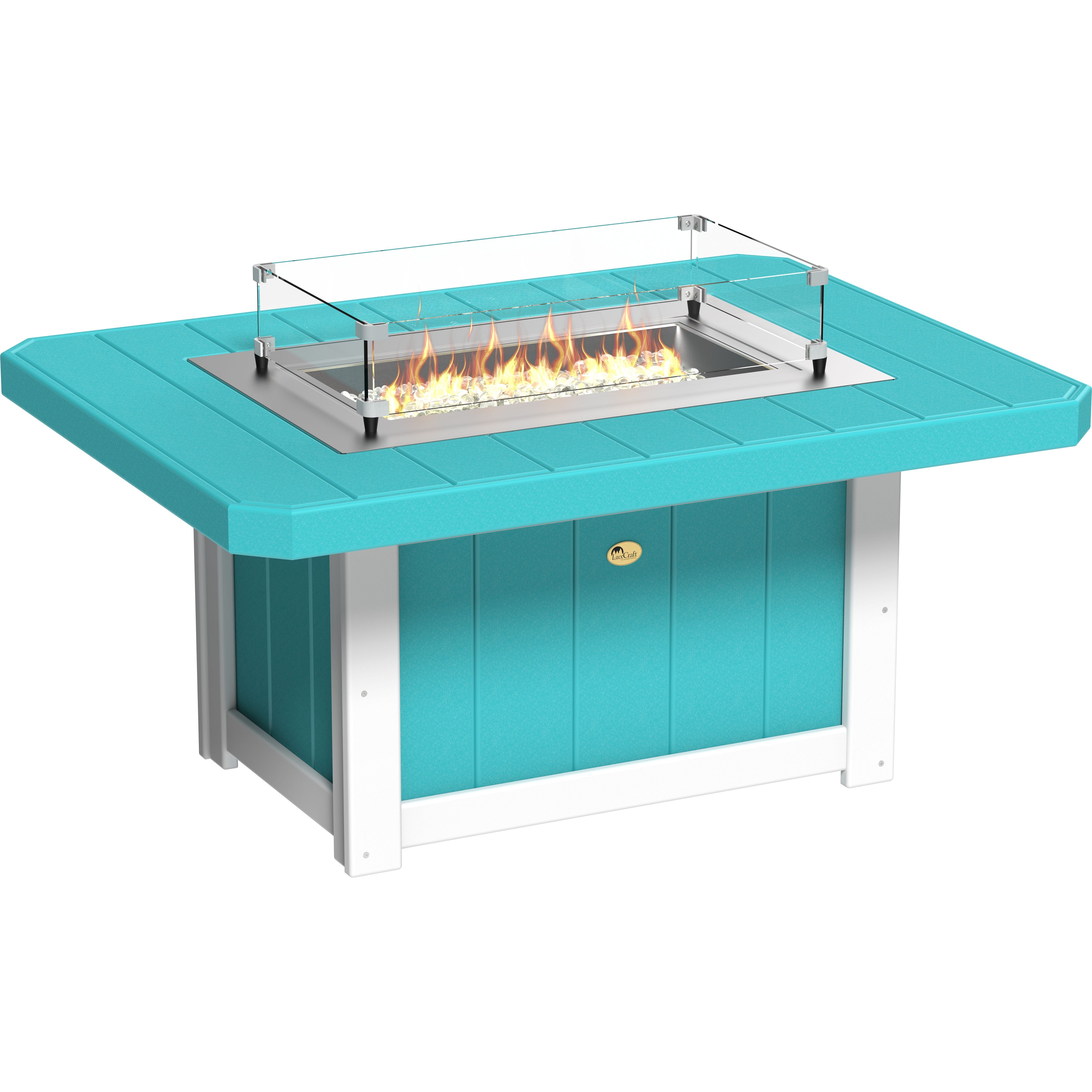 LuxCraft Lumin Fire Pit 51 Rectangular