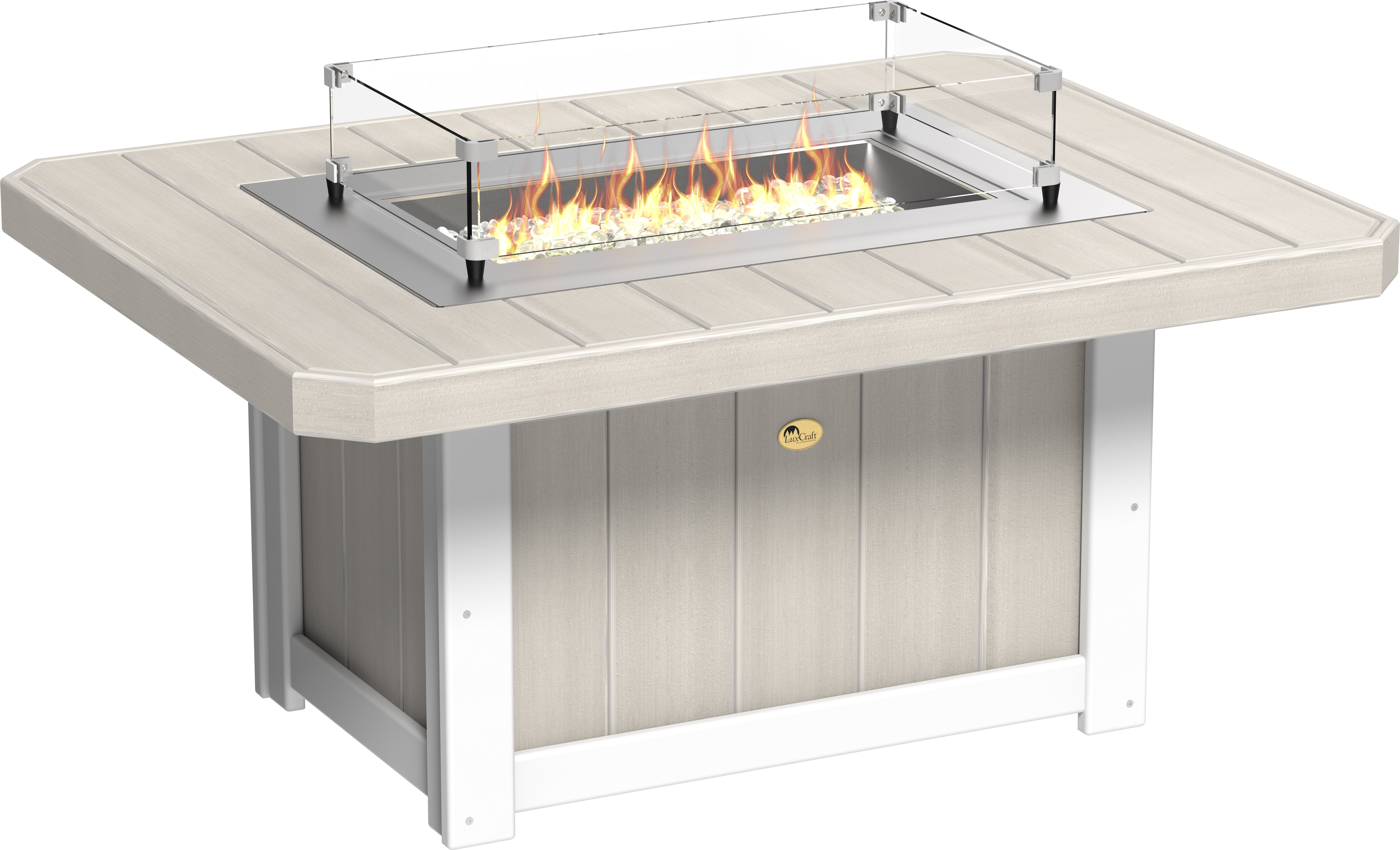 LuxCraft Lumin Fire Pit 51 Rectangular
