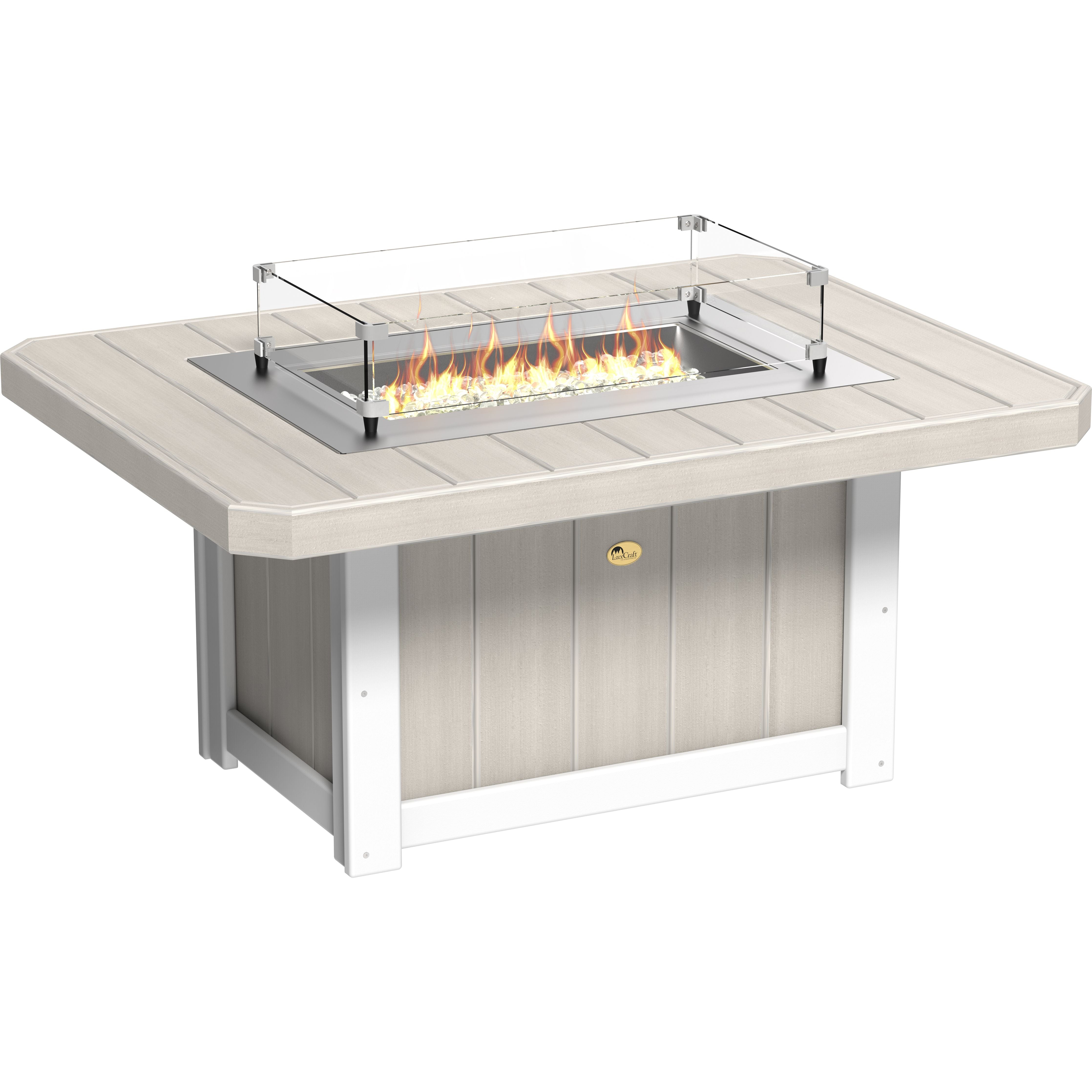 LuxCraft Lumin Fire Pit 51 Rectangular