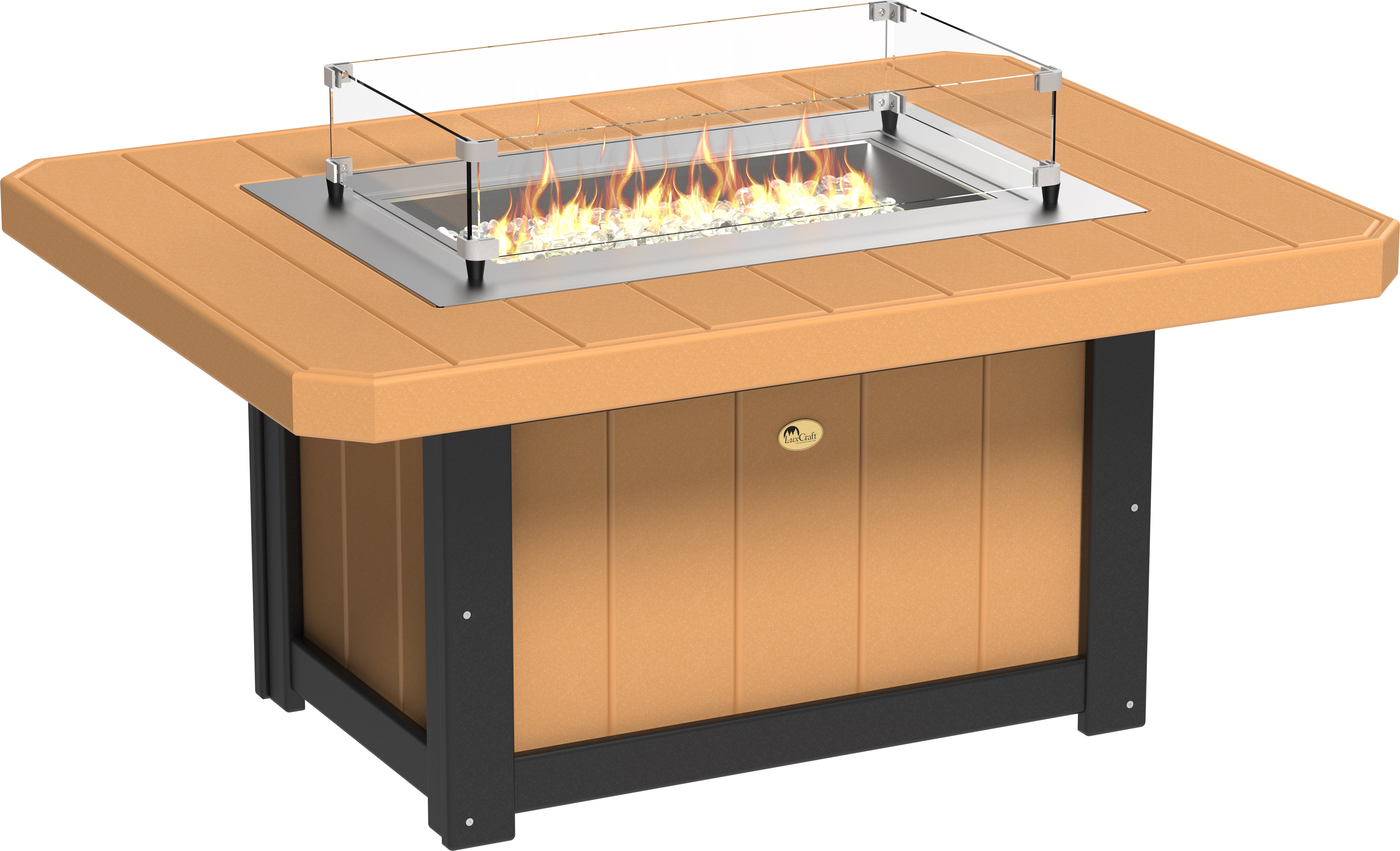 LuxCraft Lumin Fire Pit 51 Rectangular