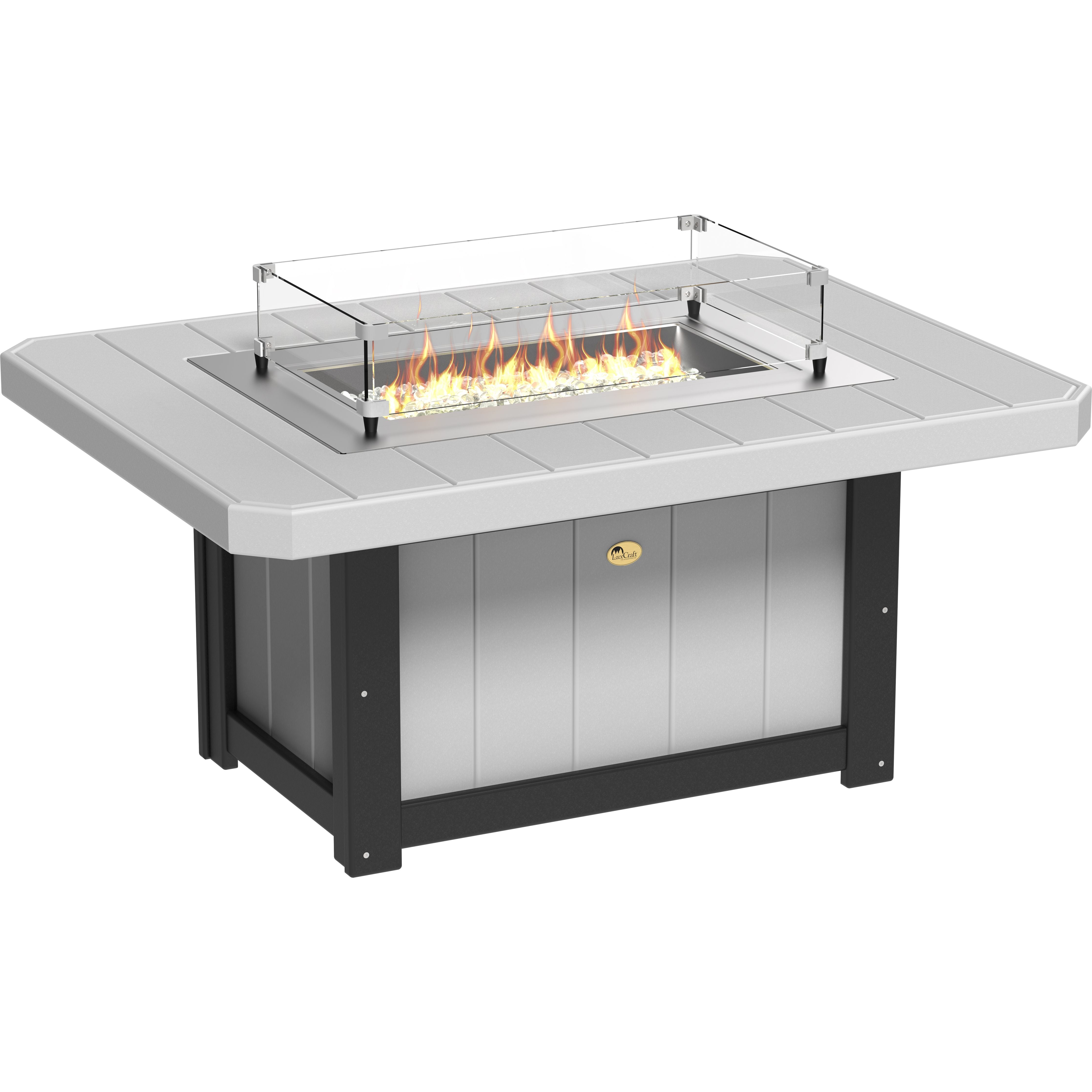 LuxCraft Lumin Fire Pit 51 Rectangular