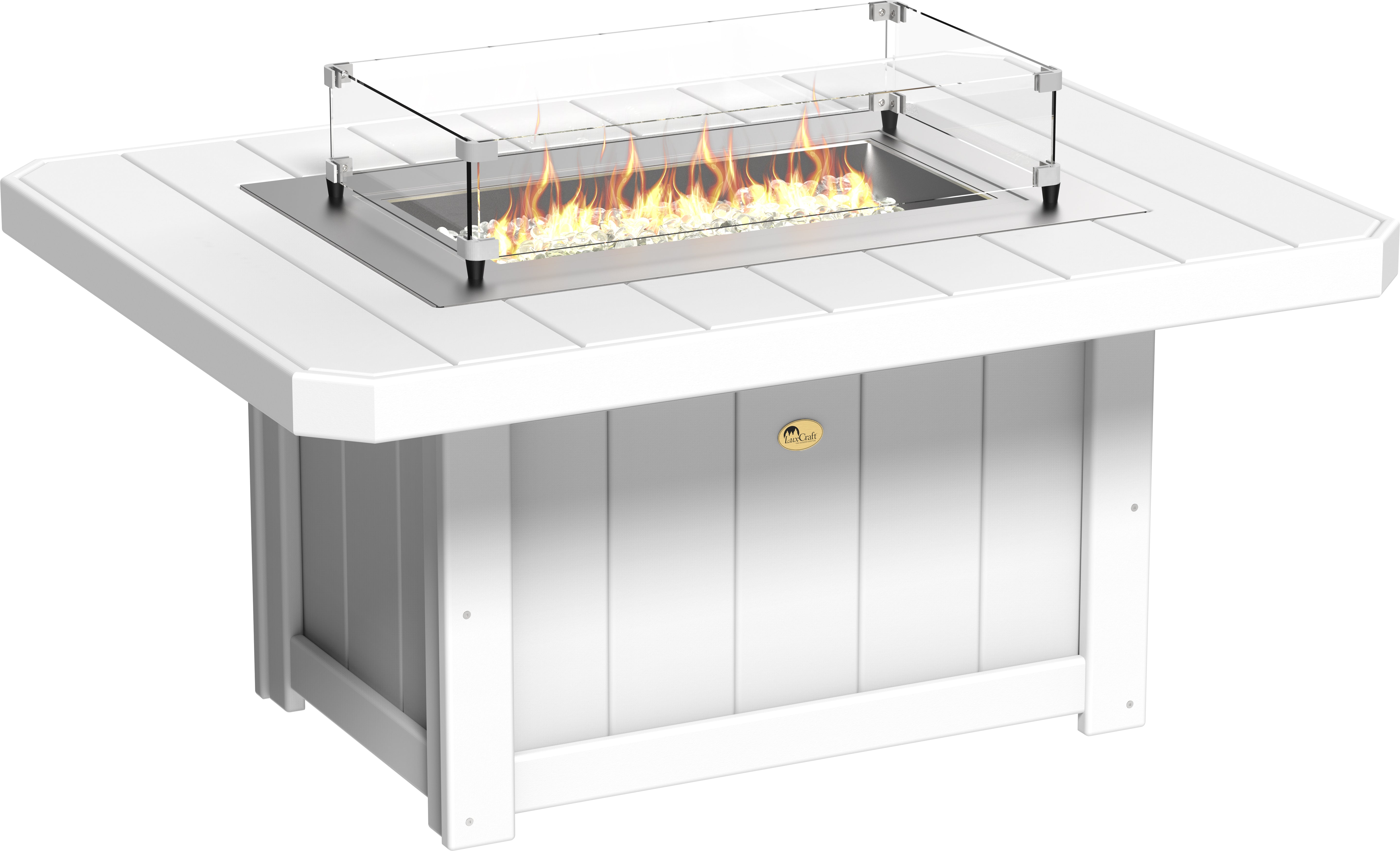 LuxCraft Lumin Fire Pit 51 Rectangular