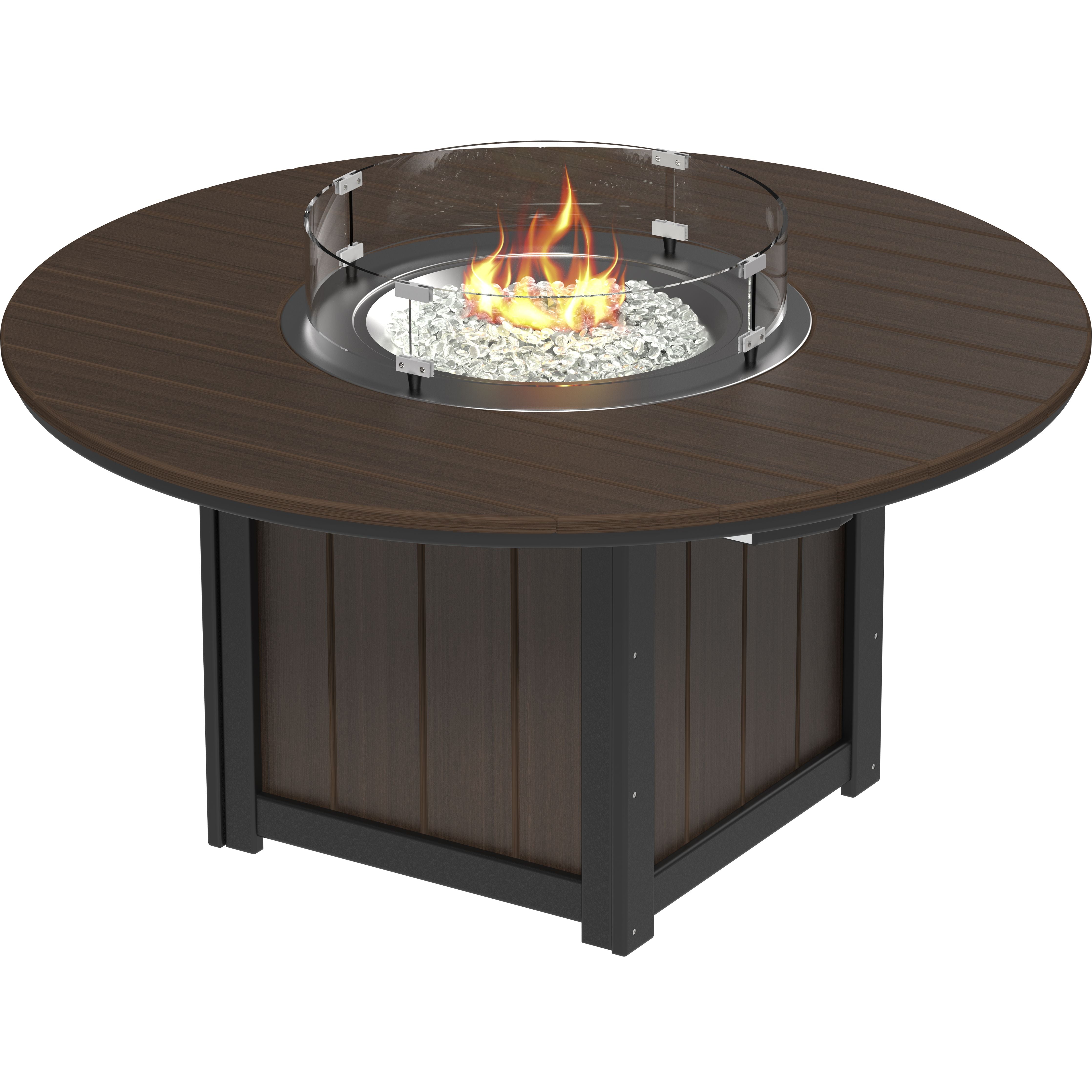 LuxCraft Lumin Fire Table 60 Round