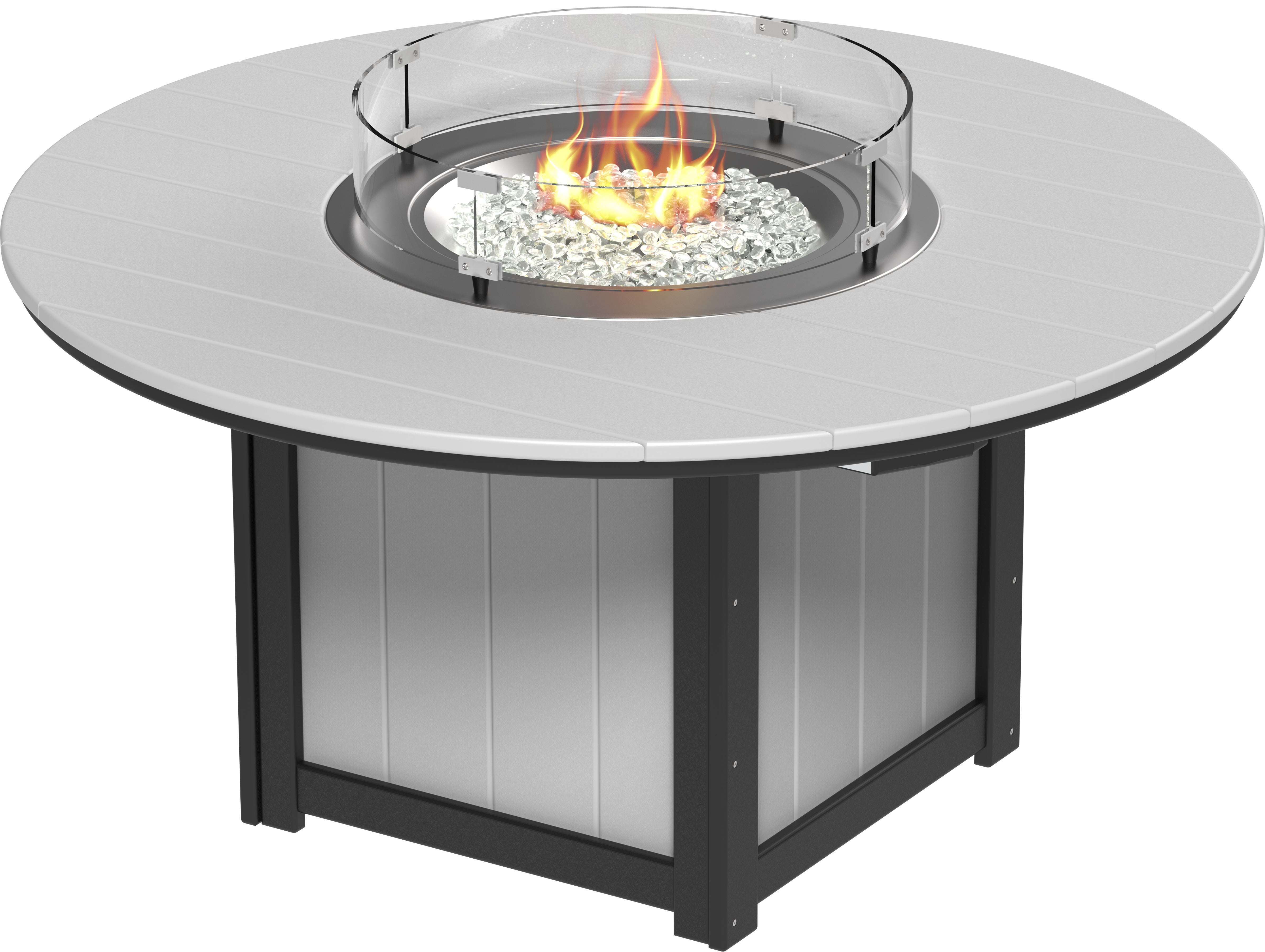 LuxCraft Lumin Fire Table 60 Round