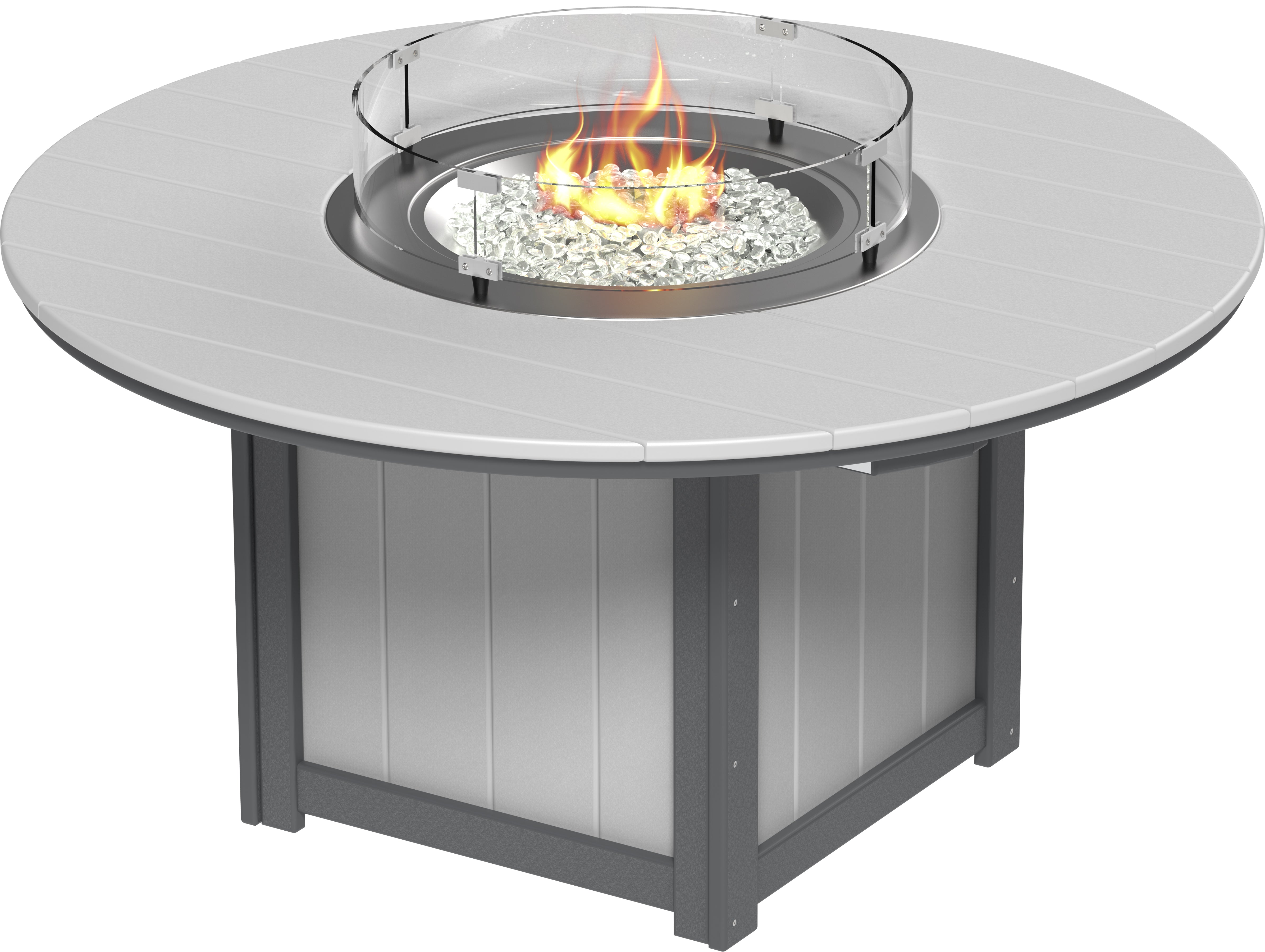LuxCraft Lumin Fire Table 60 Round