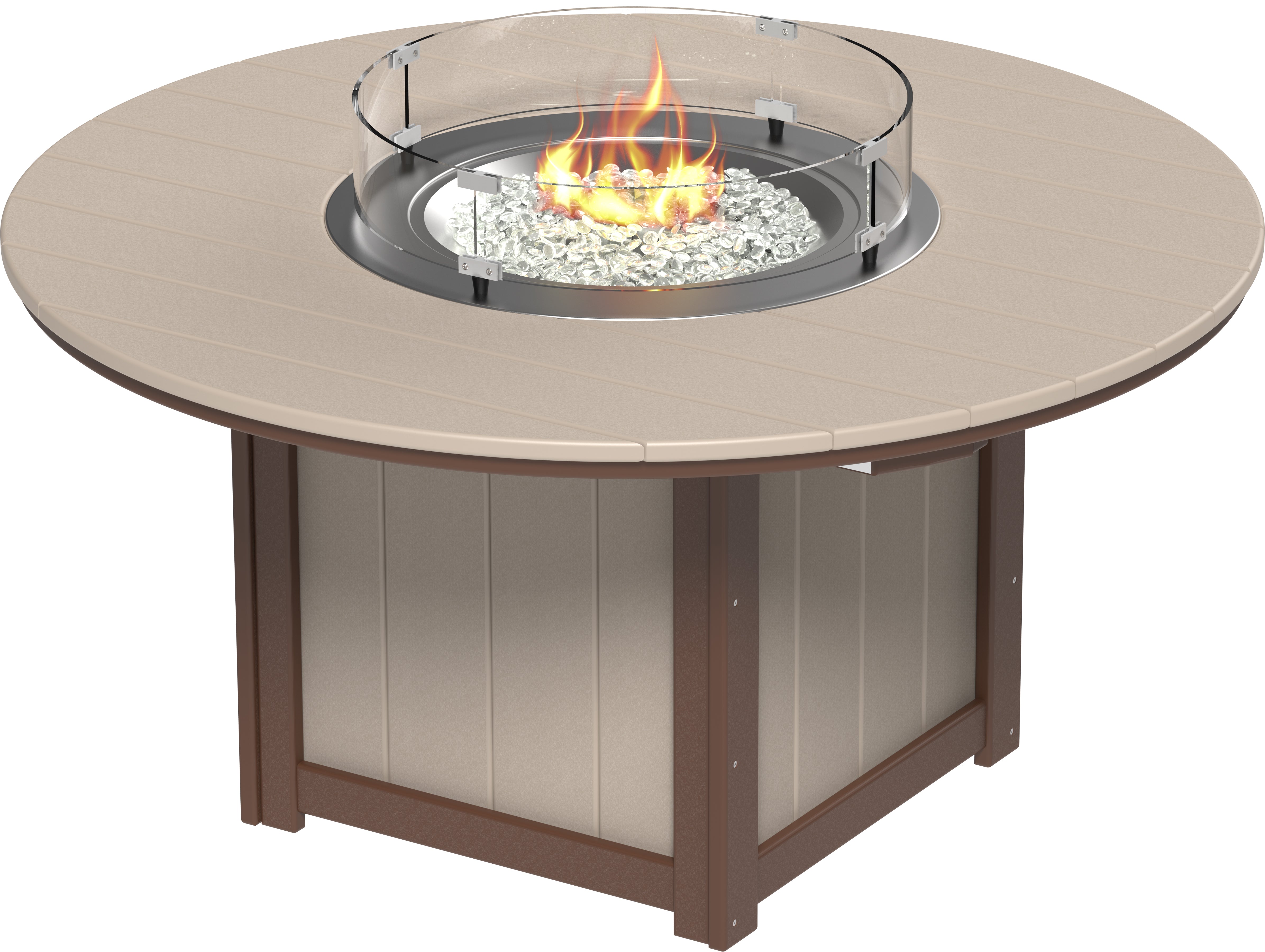 LuxCraft Lumin Fire Table 60 Round