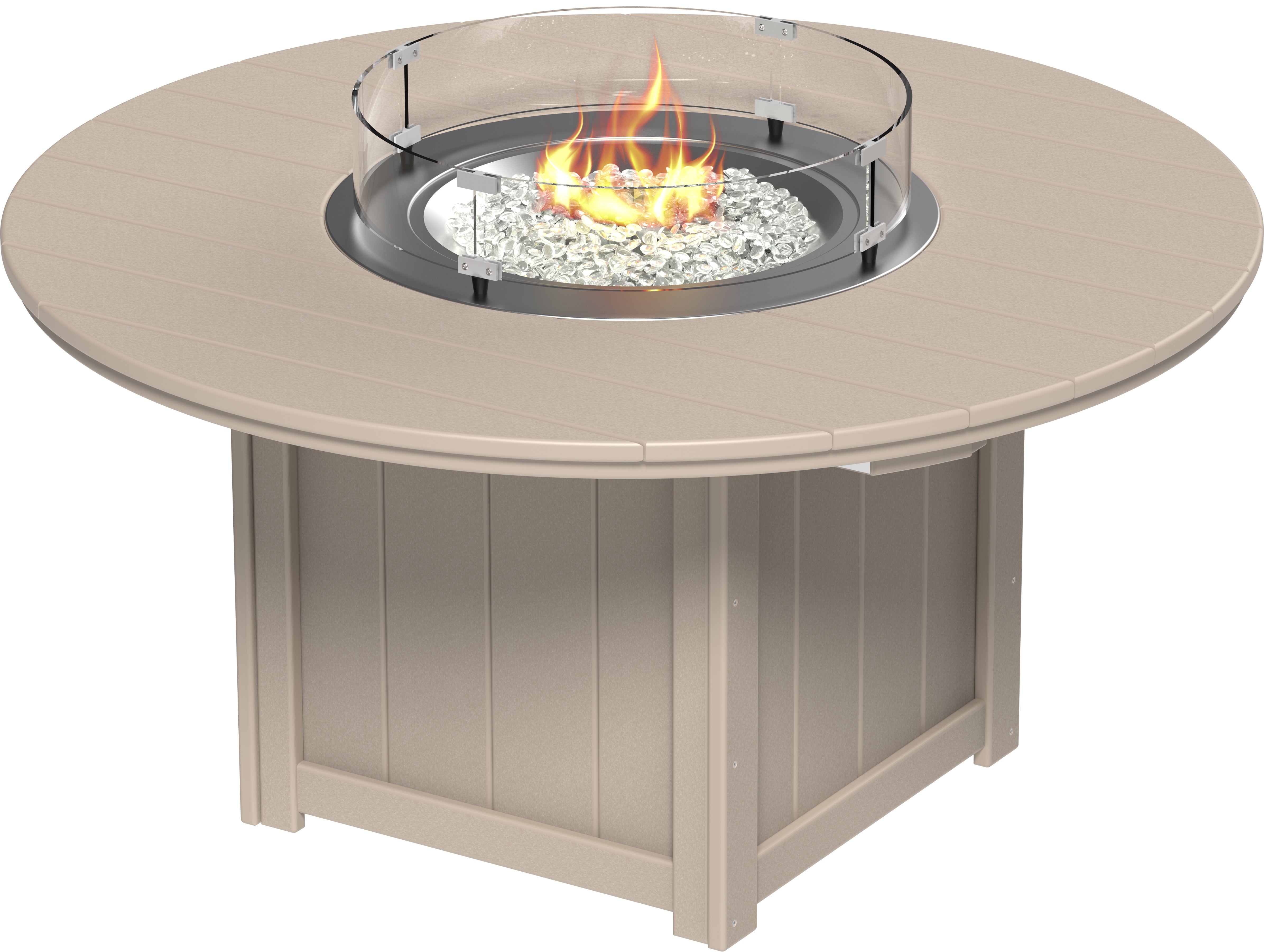LuxCraft Lumin Fire Table 60 Round