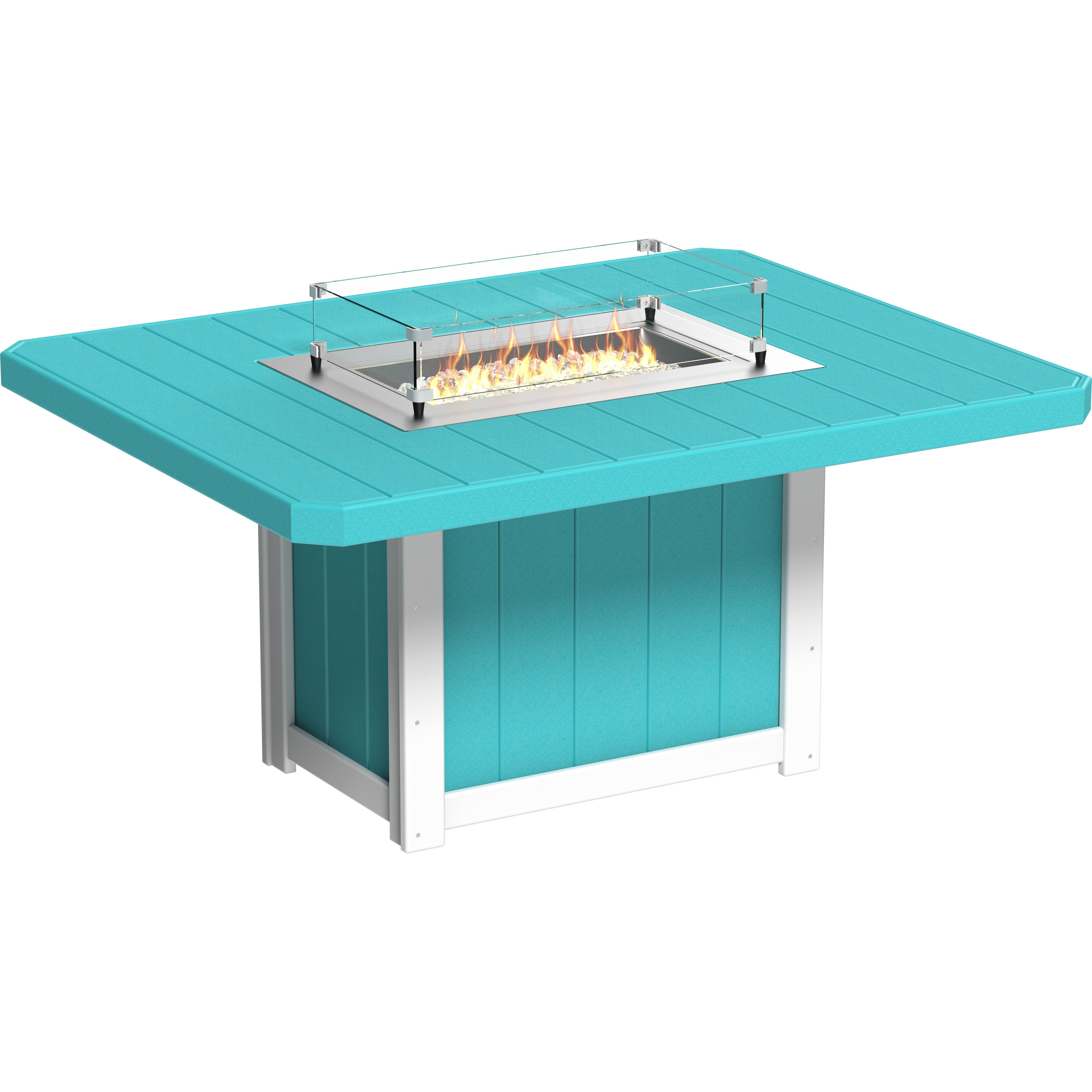 LuxCraft Lumin Fire Table 62 Rectangular