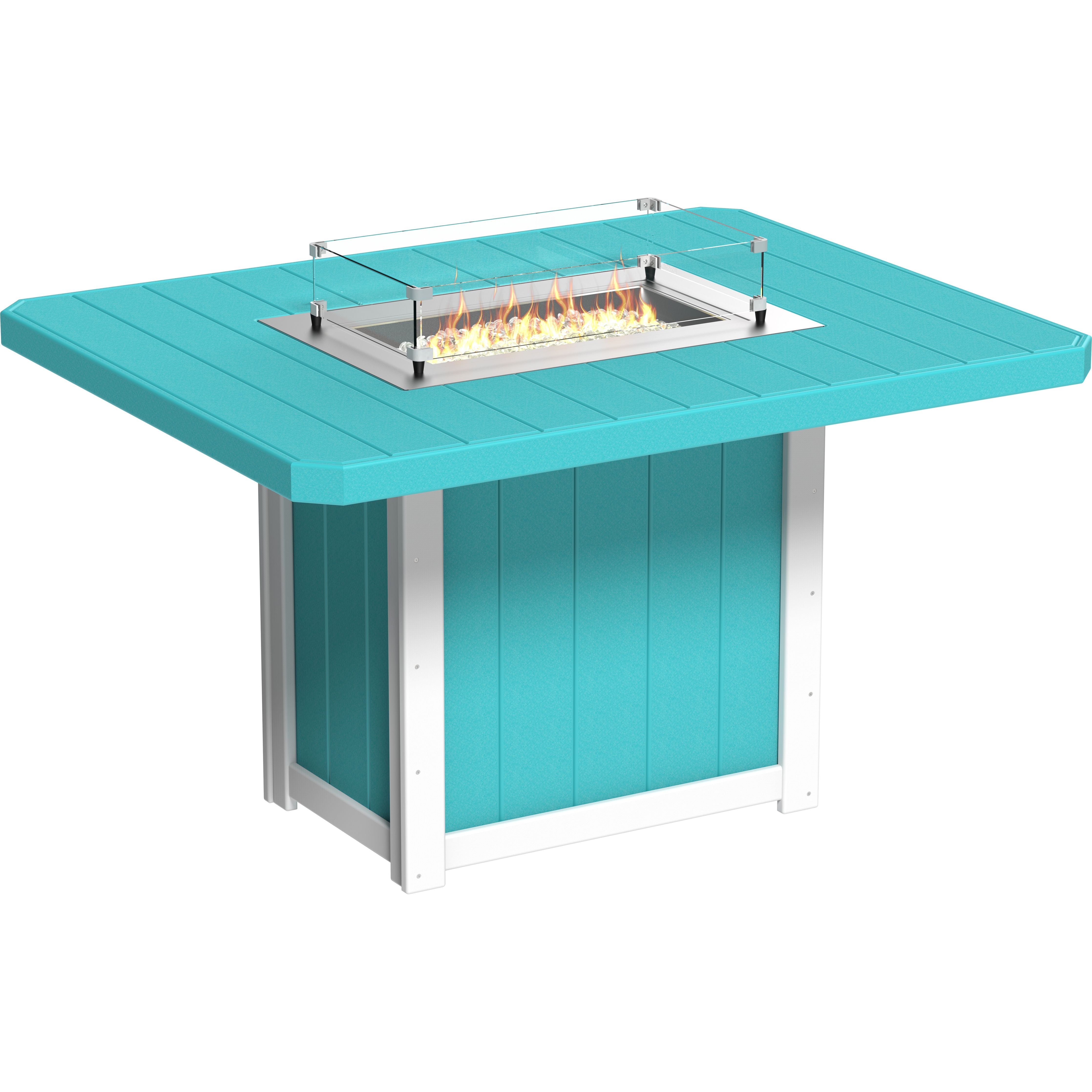 LuxCraft Lumin Fire Table 62 Rectangular