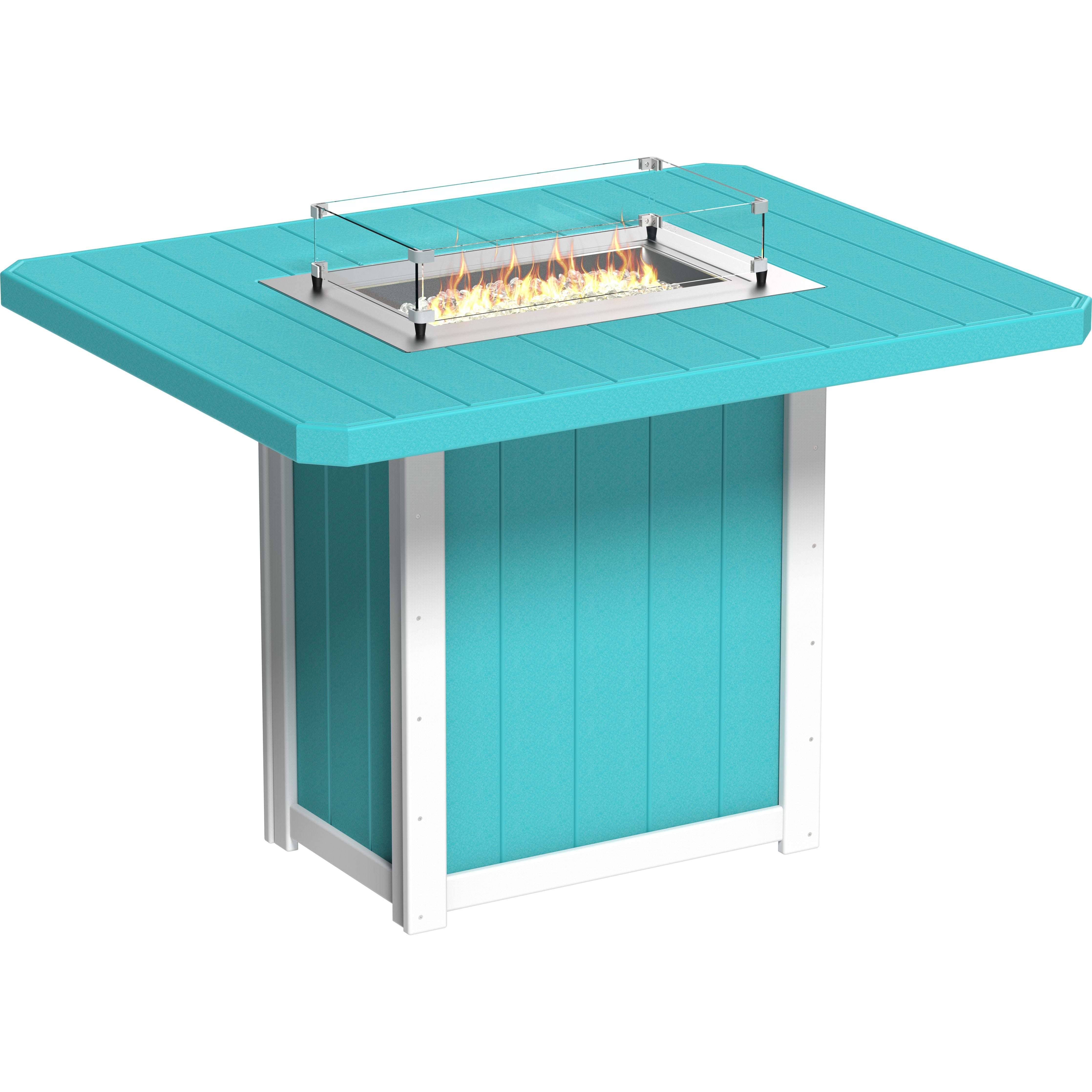 LuxCraft Lumin Fire Table 62 Rectangular