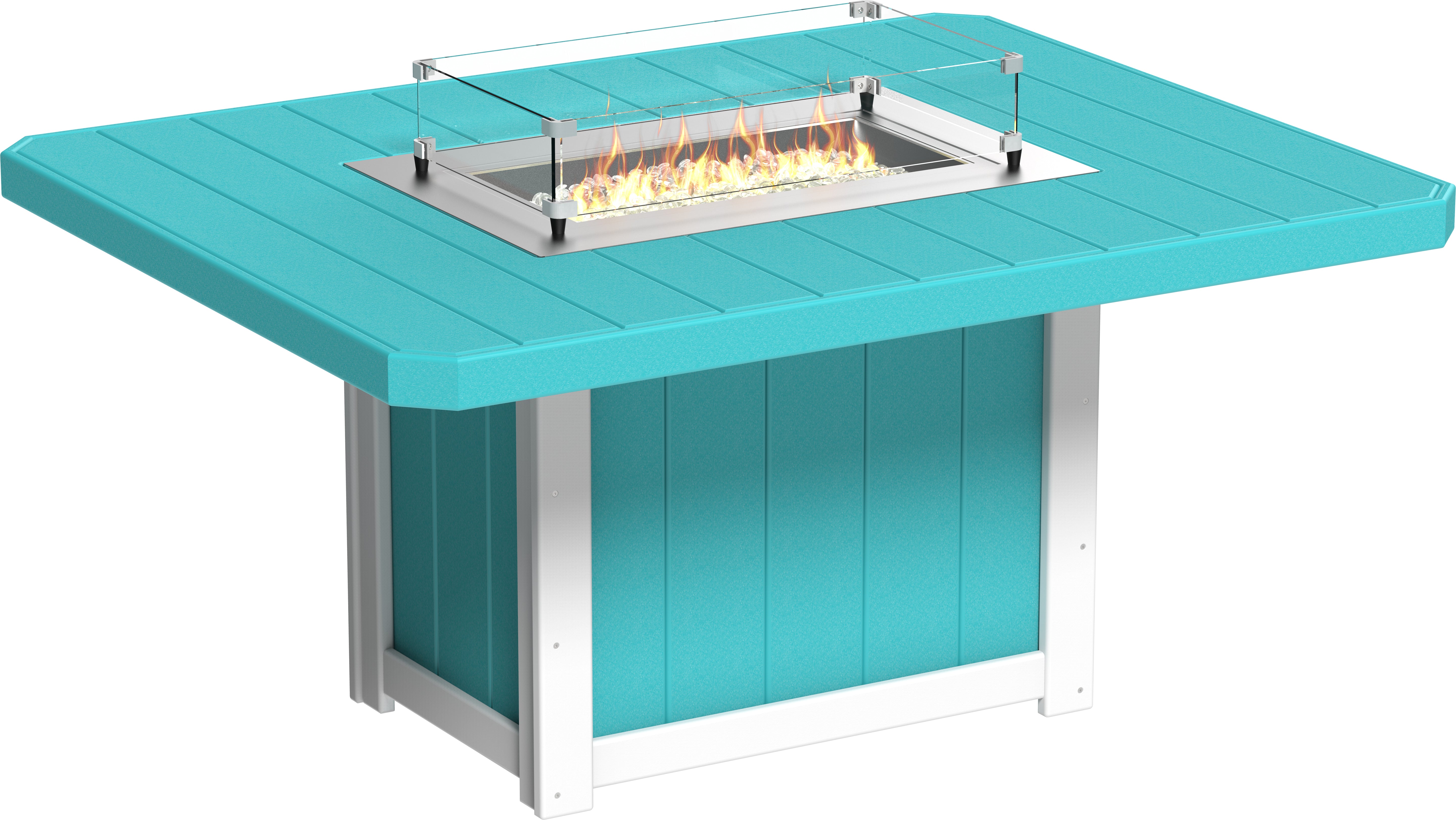 LuxCraft Lumin Fire Table 62 Rectangular
