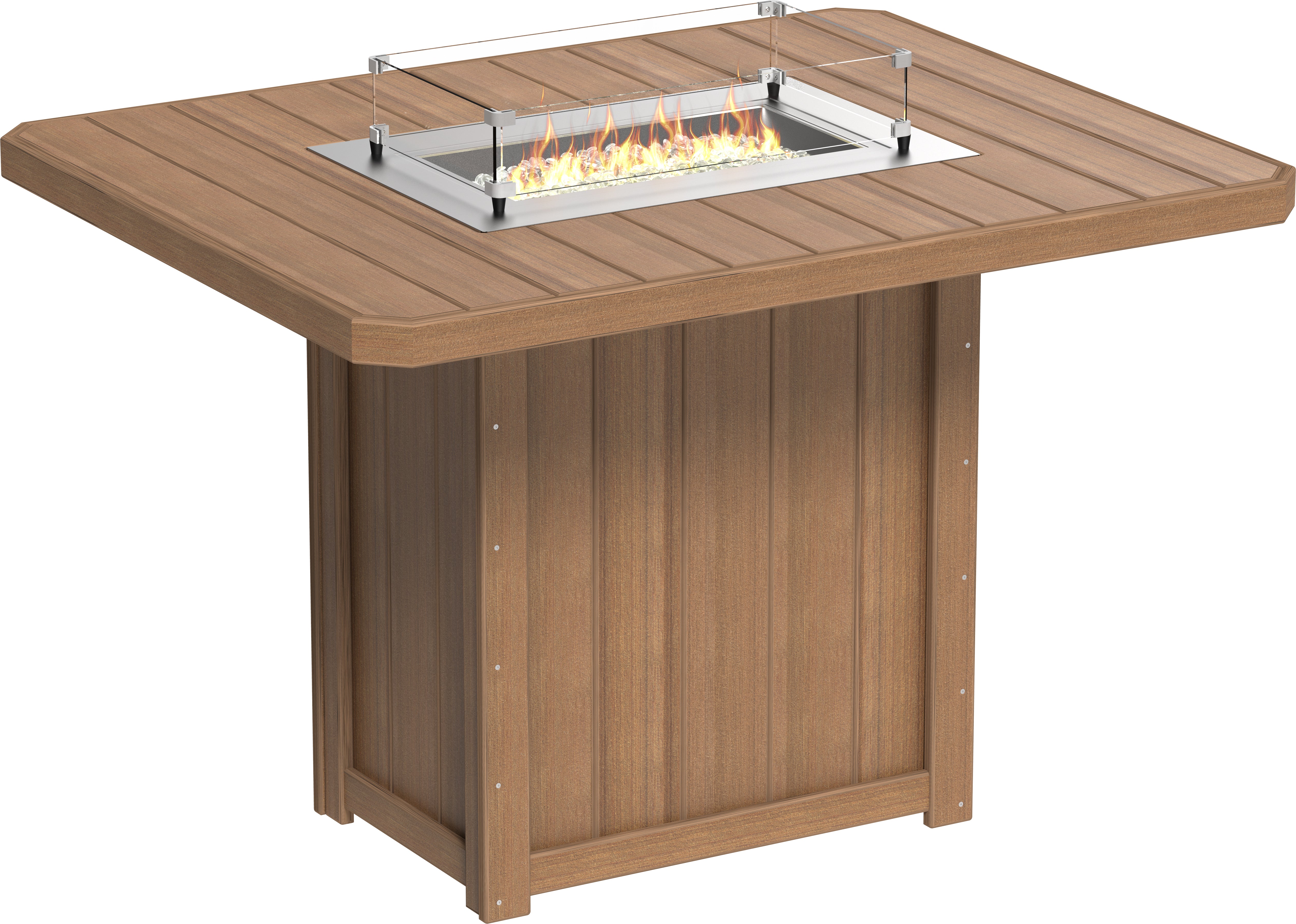 LuxCraft Lumin Fire Table 62 Rectangular