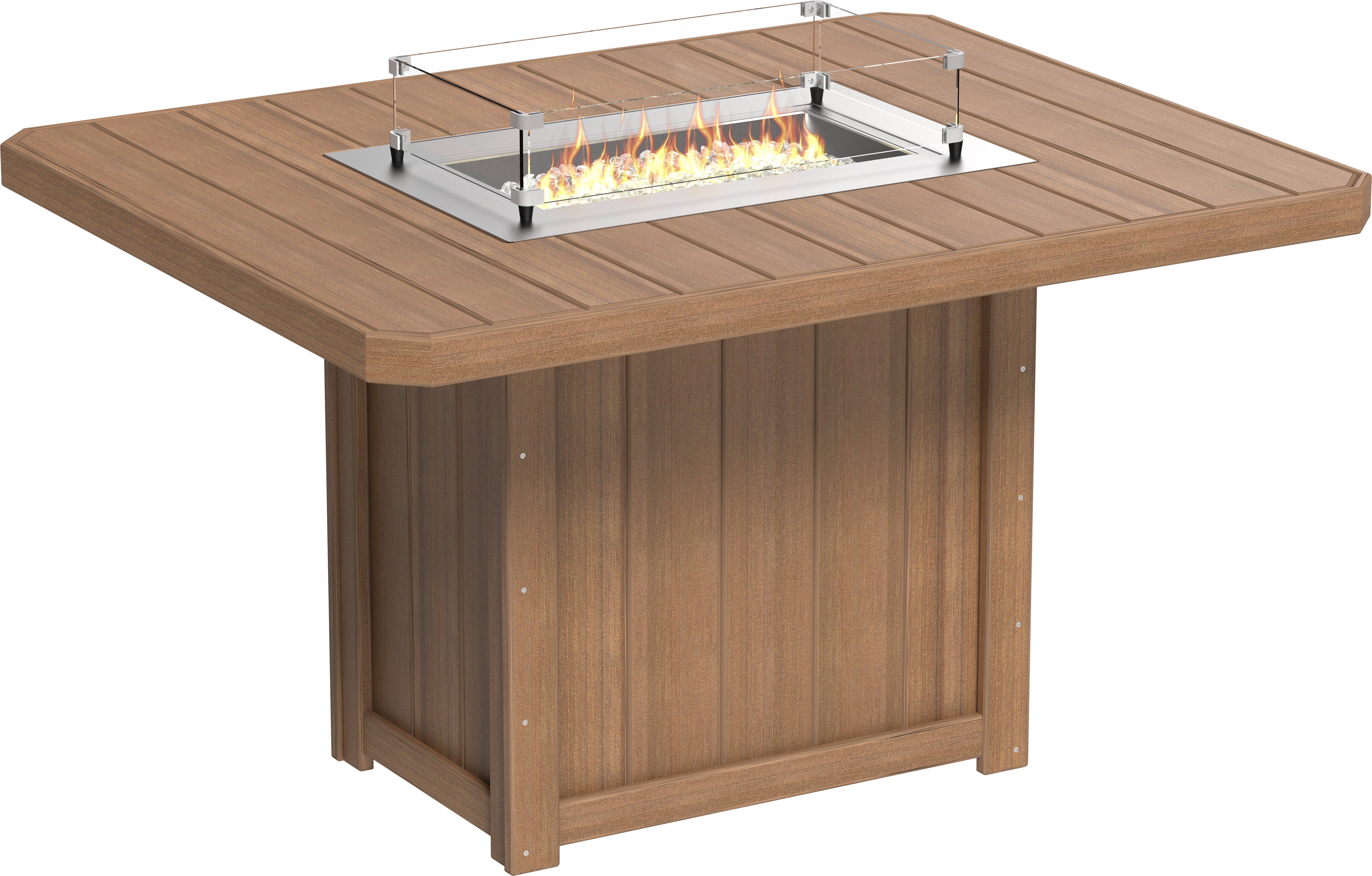 LuxCraft Lumin Fire Table 62 Rectangular