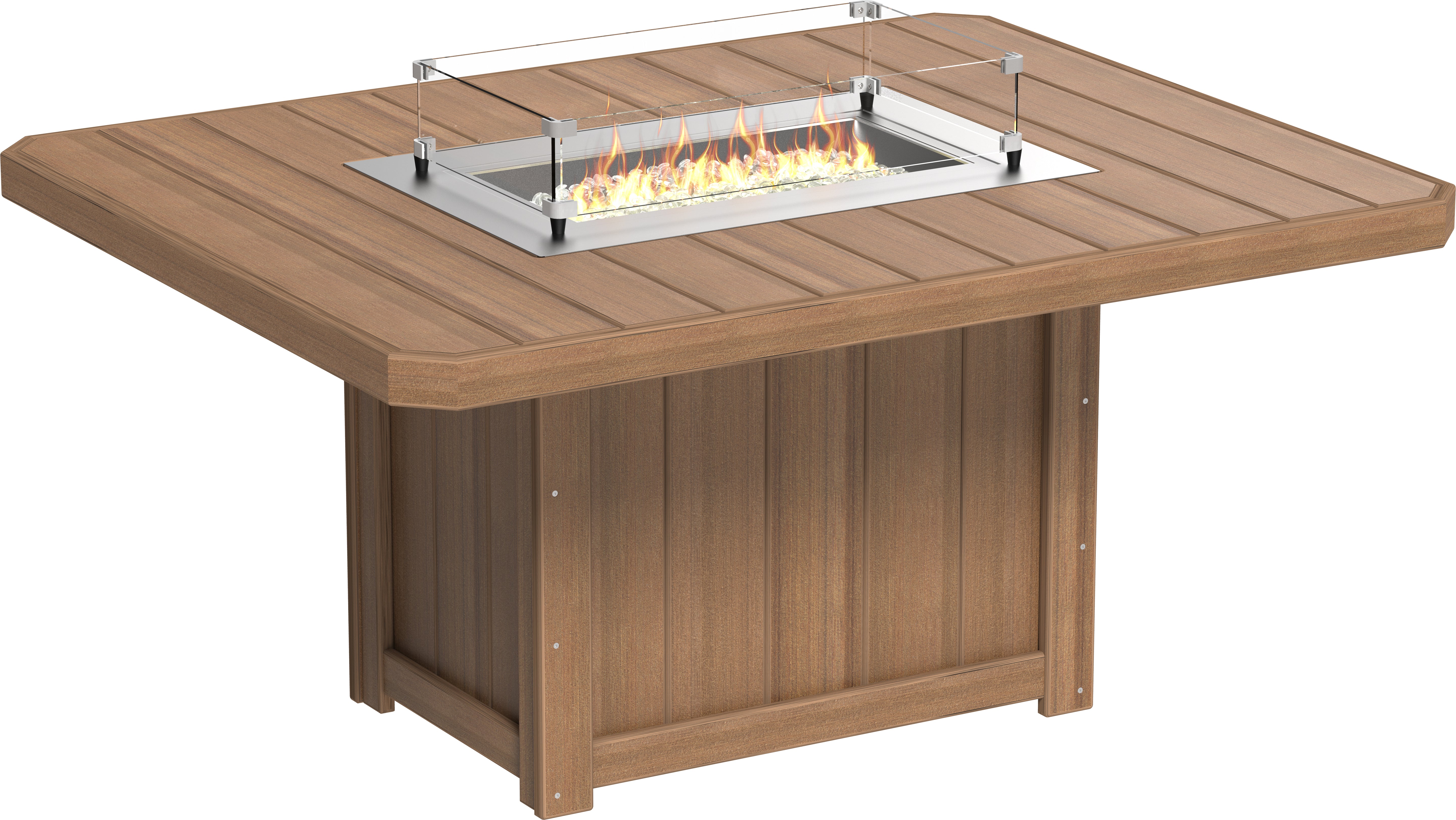 LuxCraft Lumin Fire Table 62 Rectangular