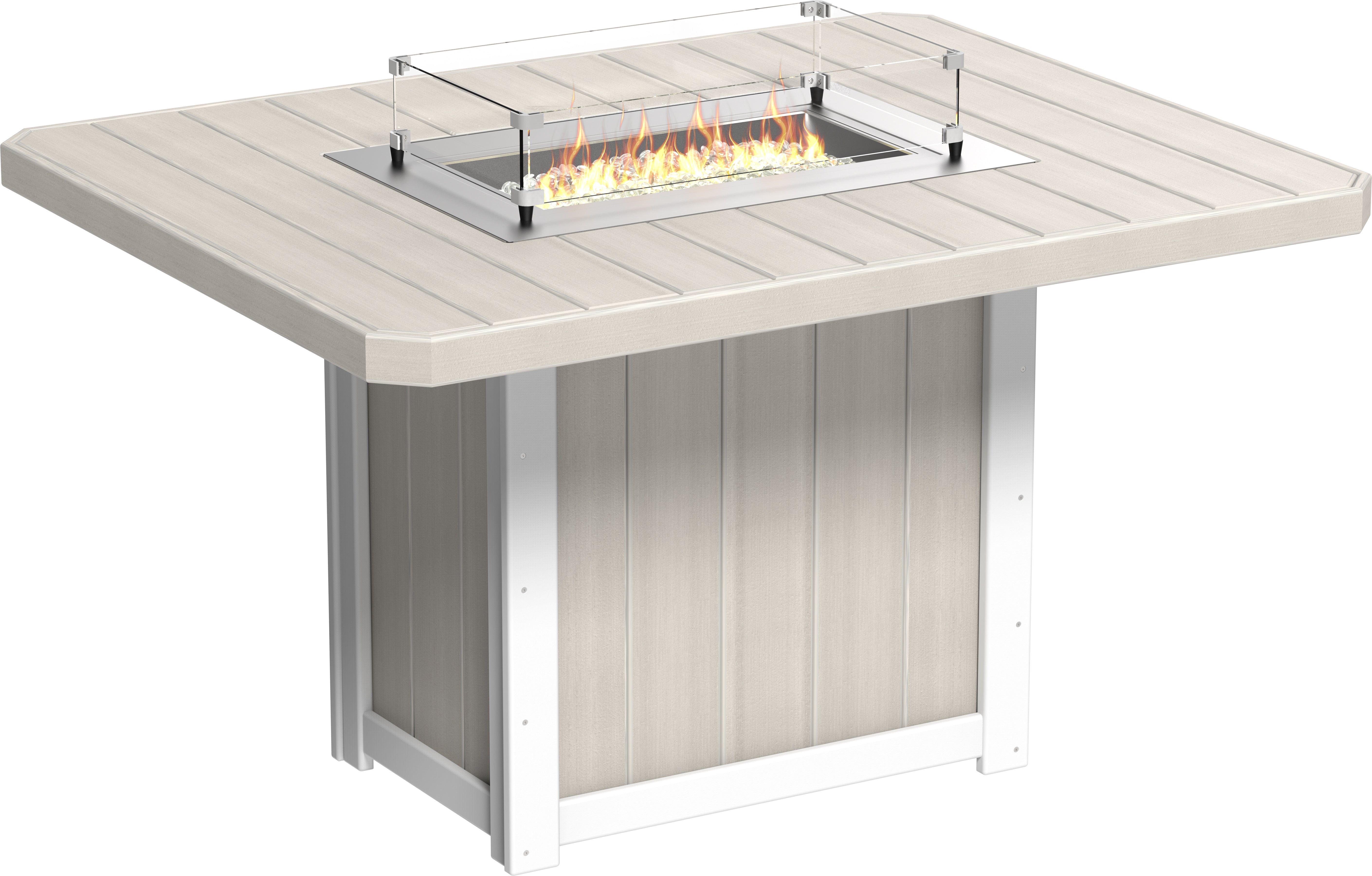 LuxCraft Lumin Fire Table 62 Rectangular