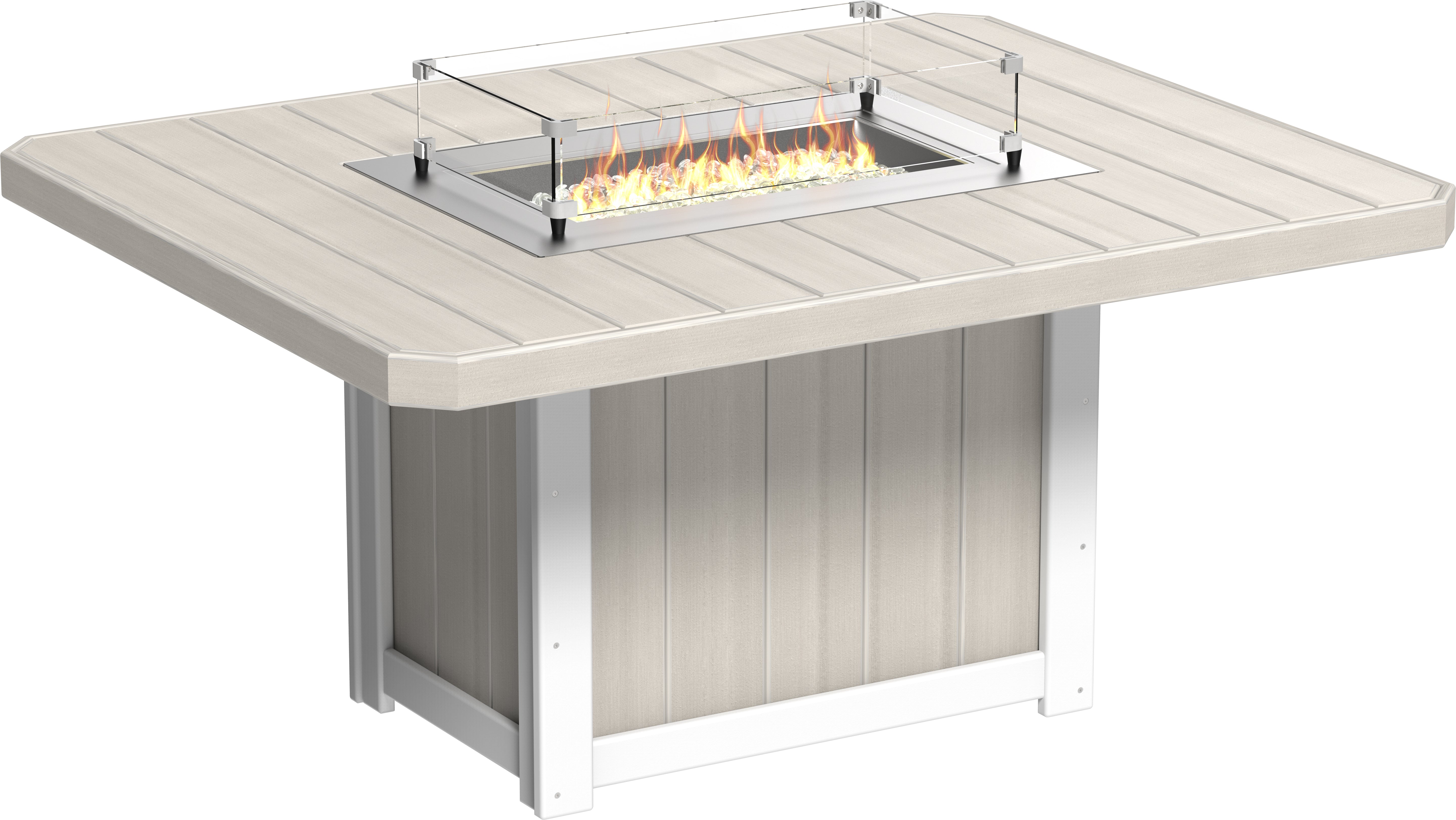 LuxCraft Lumin Fire Table 62 Rectangular