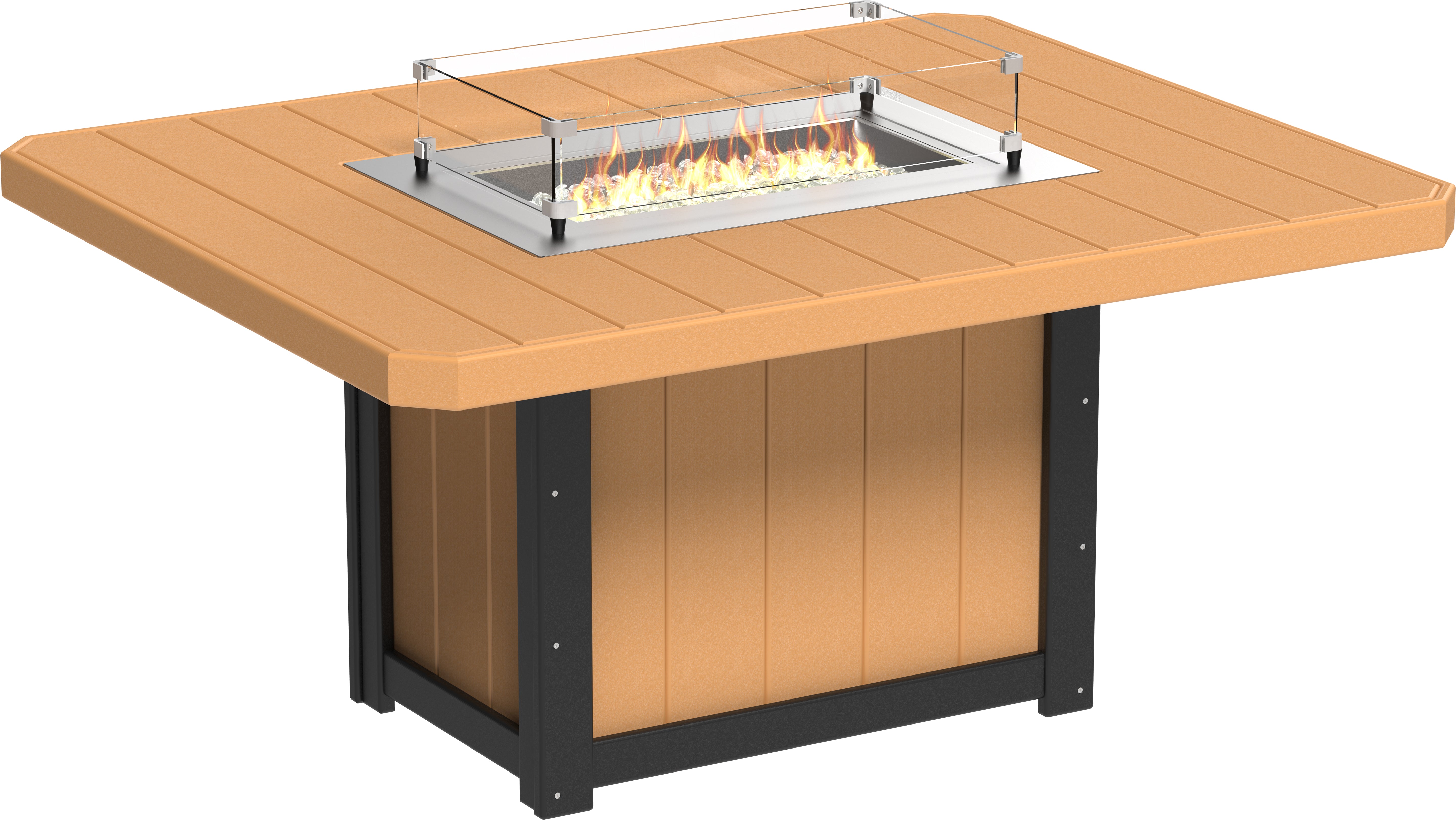 LuxCraft Lumin Fire Table 62 Rectangular