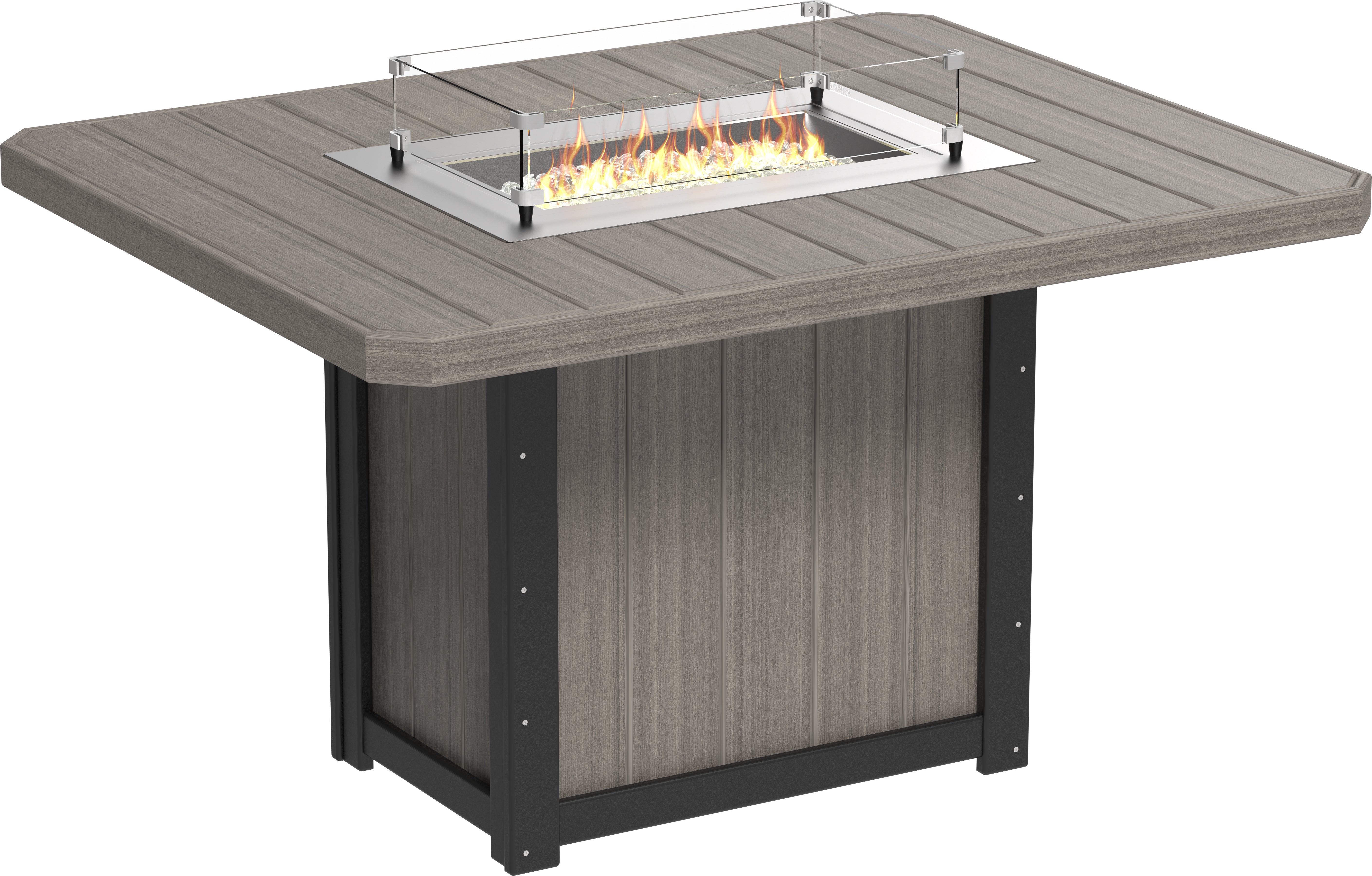 LuxCraft Lumin Fire Table 62 Rectangular