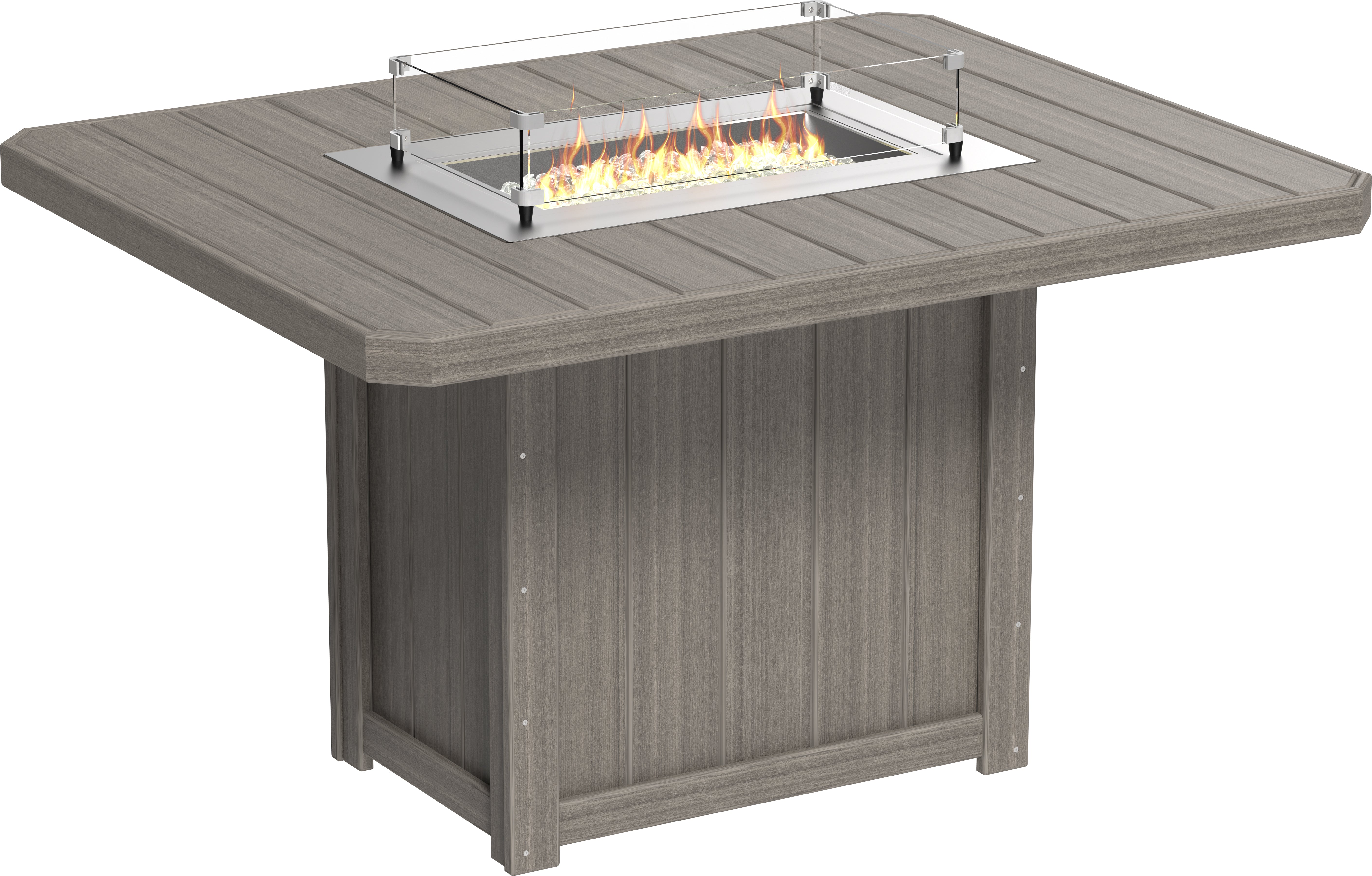 LuxCraft Lumin Fire Table 62 Rectangular