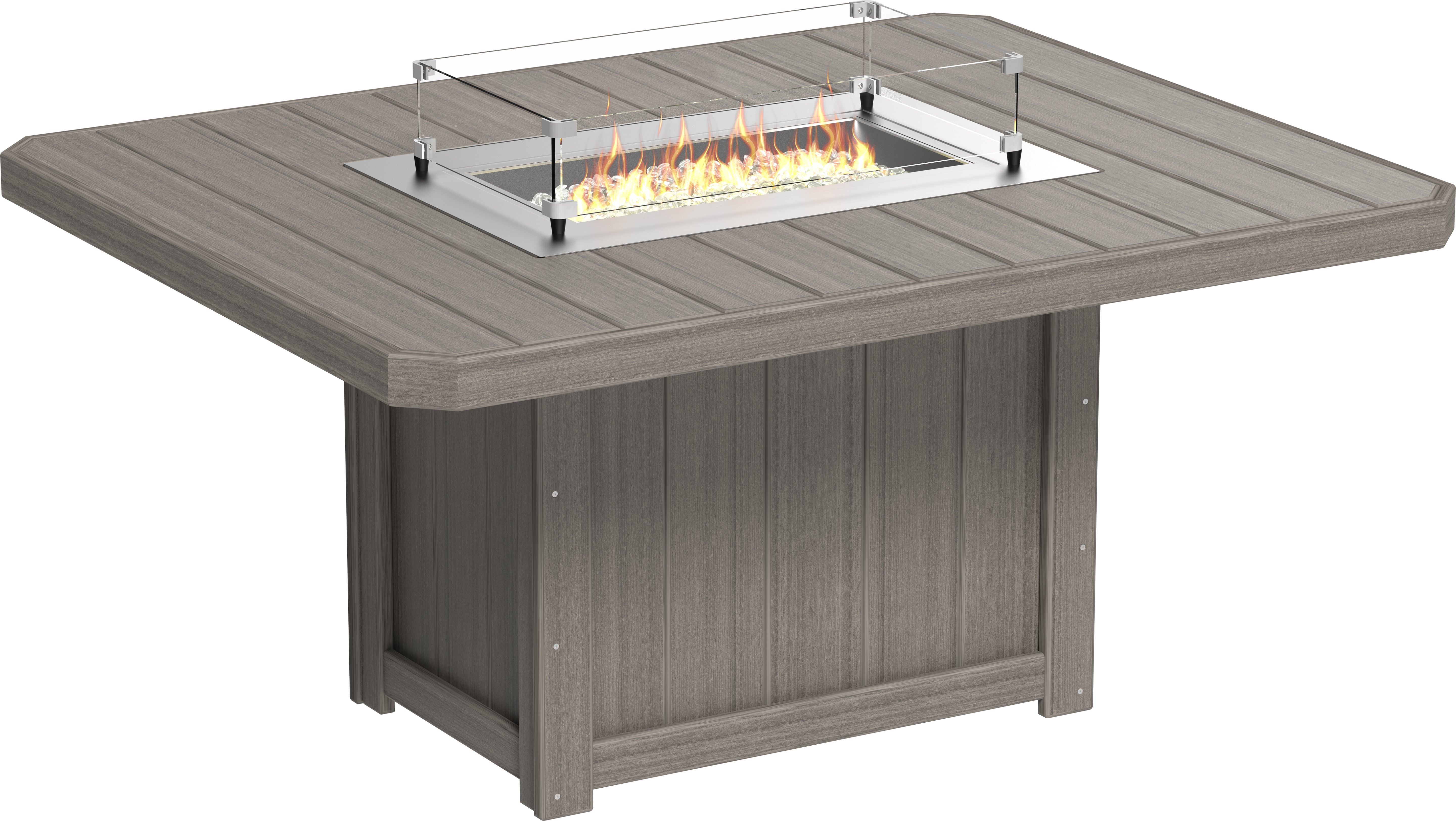 LuxCraft Lumin Fire Table 62 Rectangular