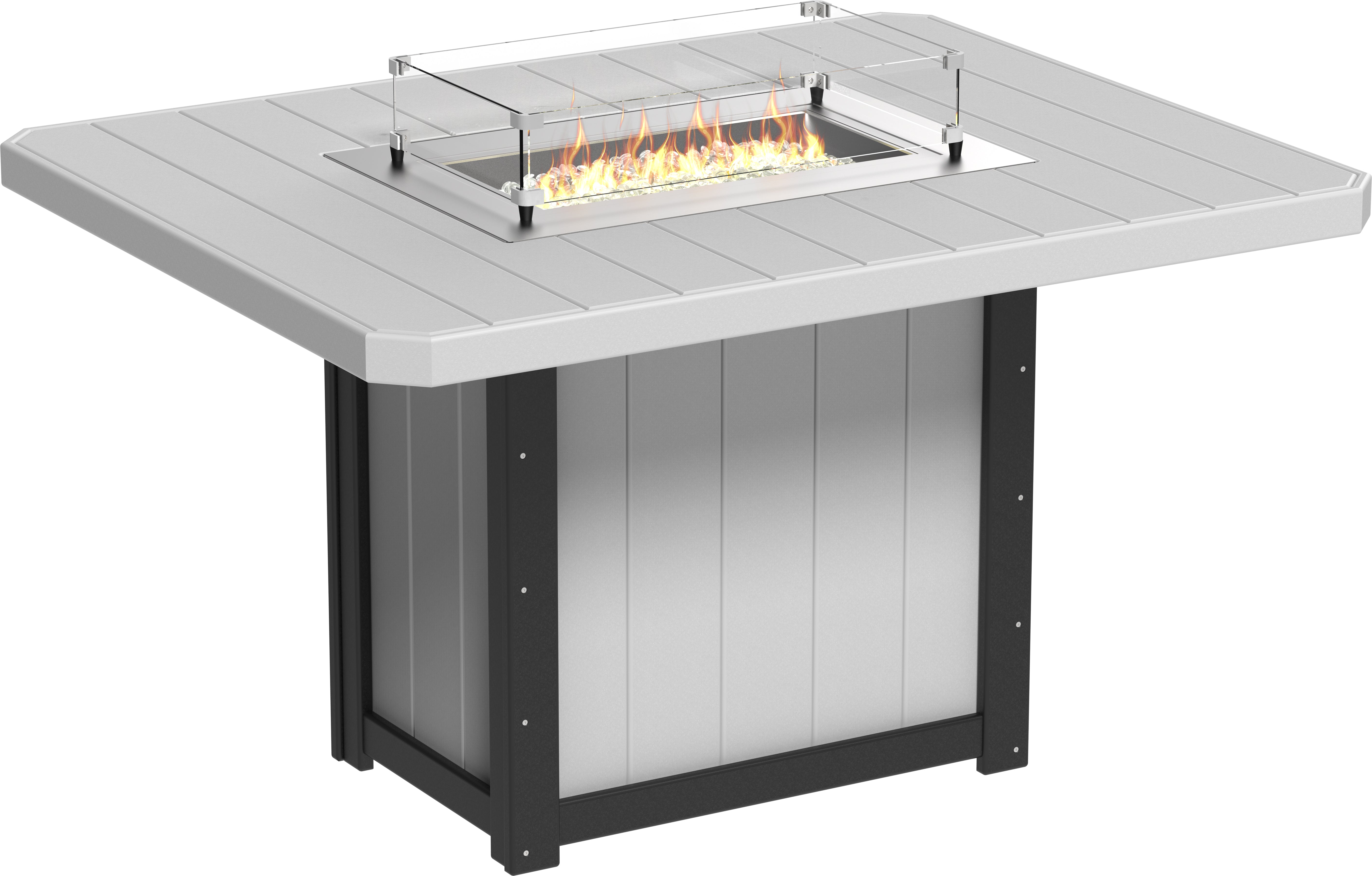LuxCraft Lumin Fire Table 62 Rectangular