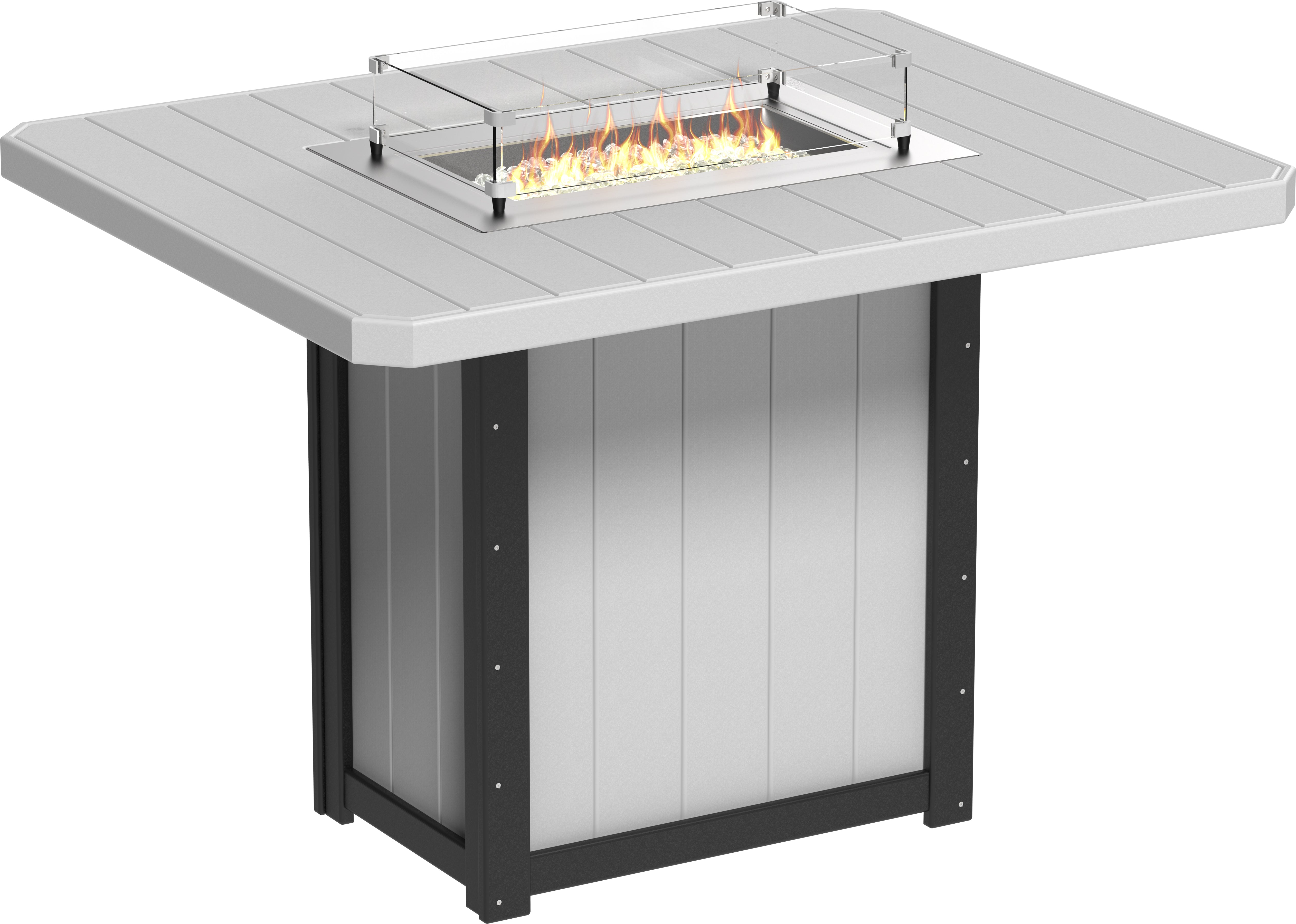 LuxCraft Lumin Fire Table 62 Rectangular