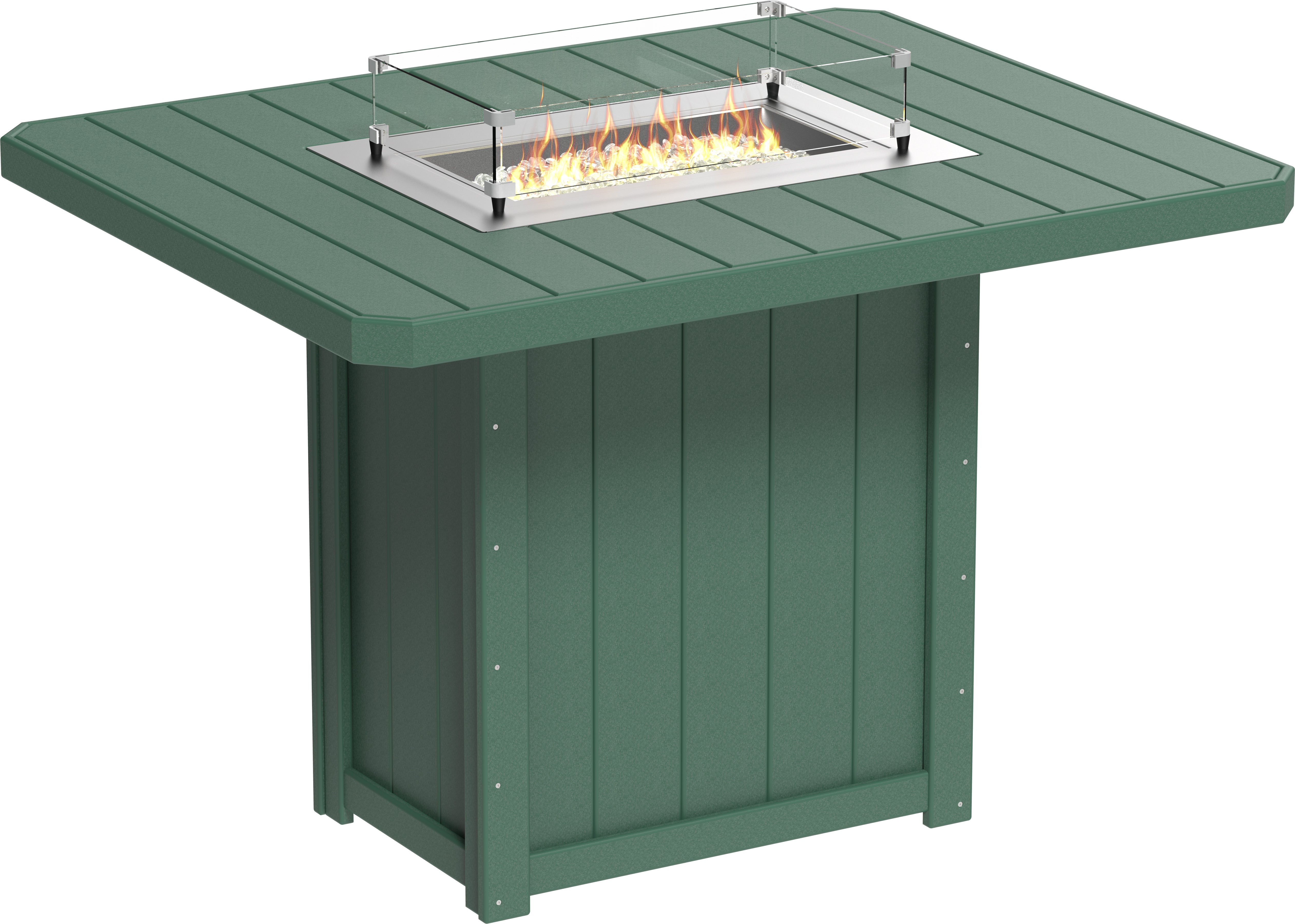LuxCraft Lumin Fire Table 62 Rectangular