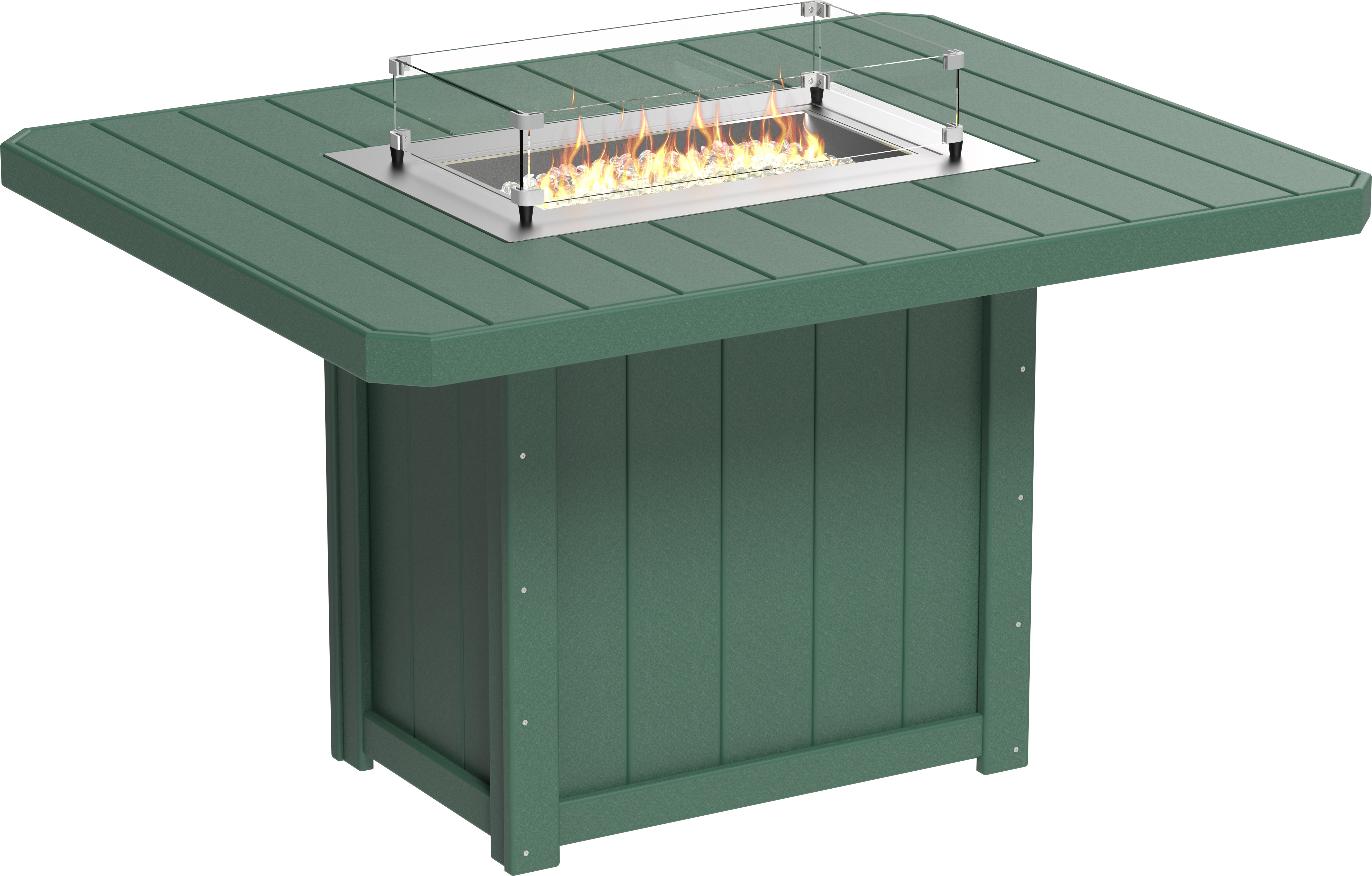 LuxCraft Lumin Fire Table 62 Rectangular