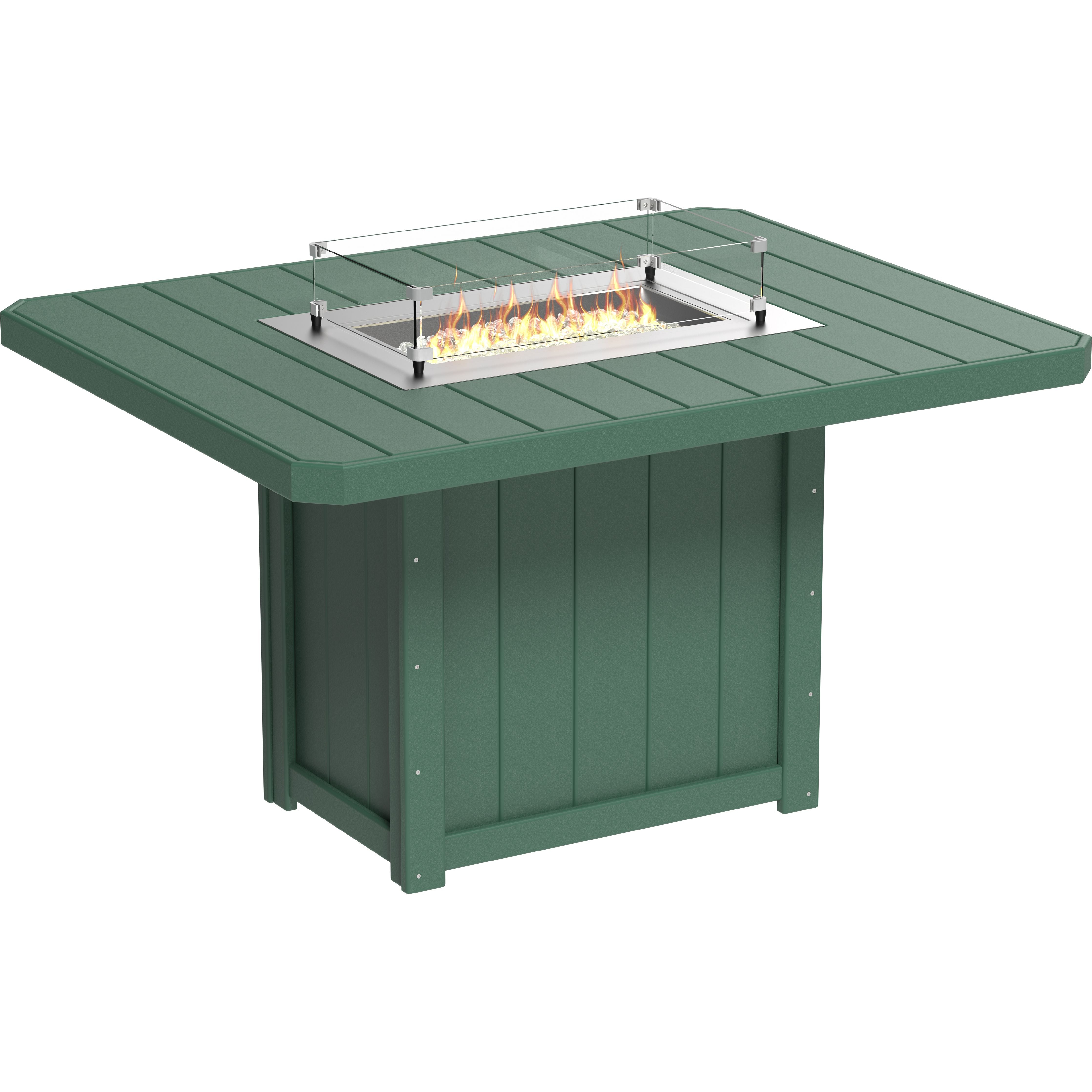 LuxCraft Lumin Fire Table 62 Rectangular