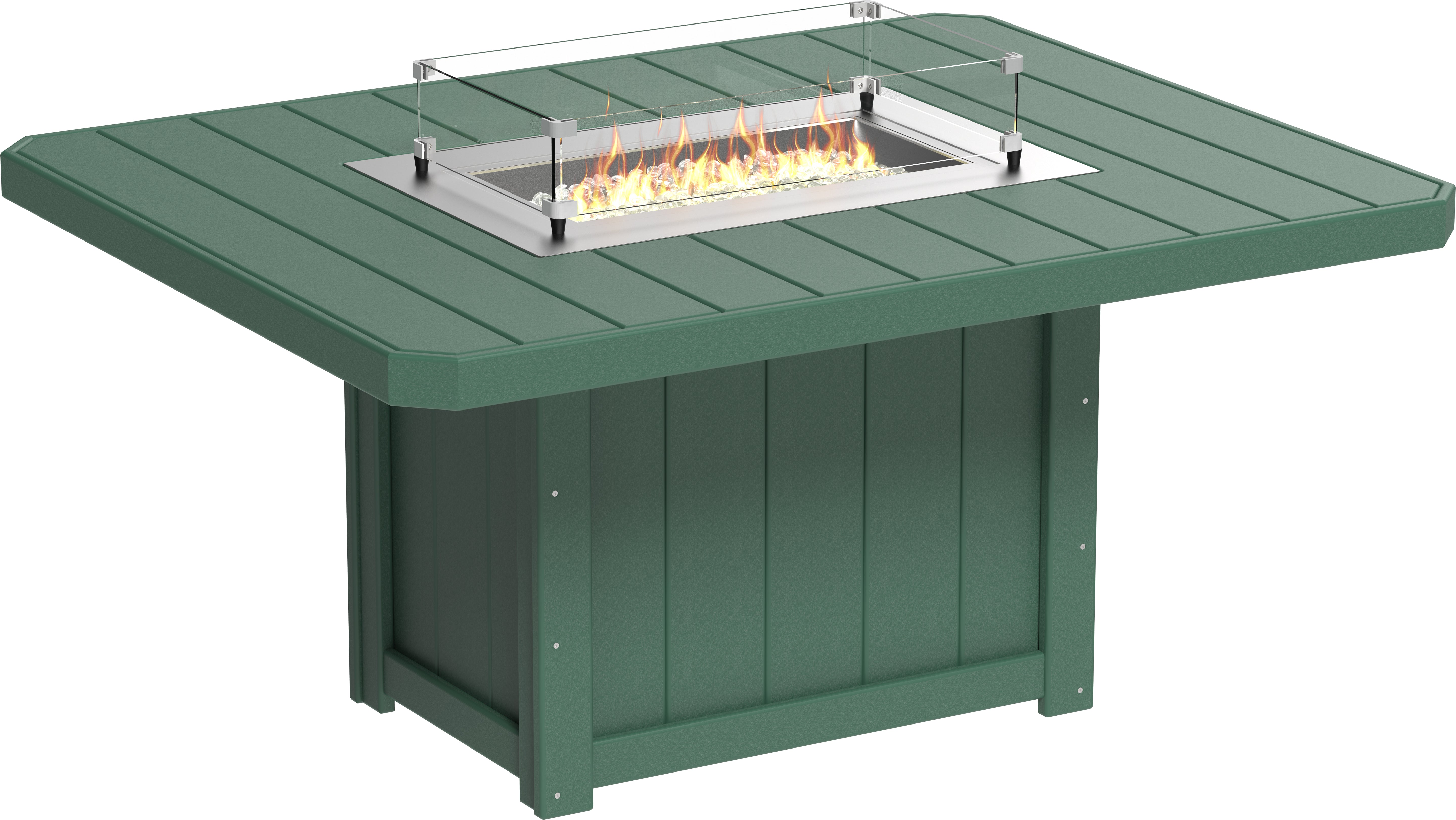 LuxCraft Lumin Fire Table 62 Rectangular