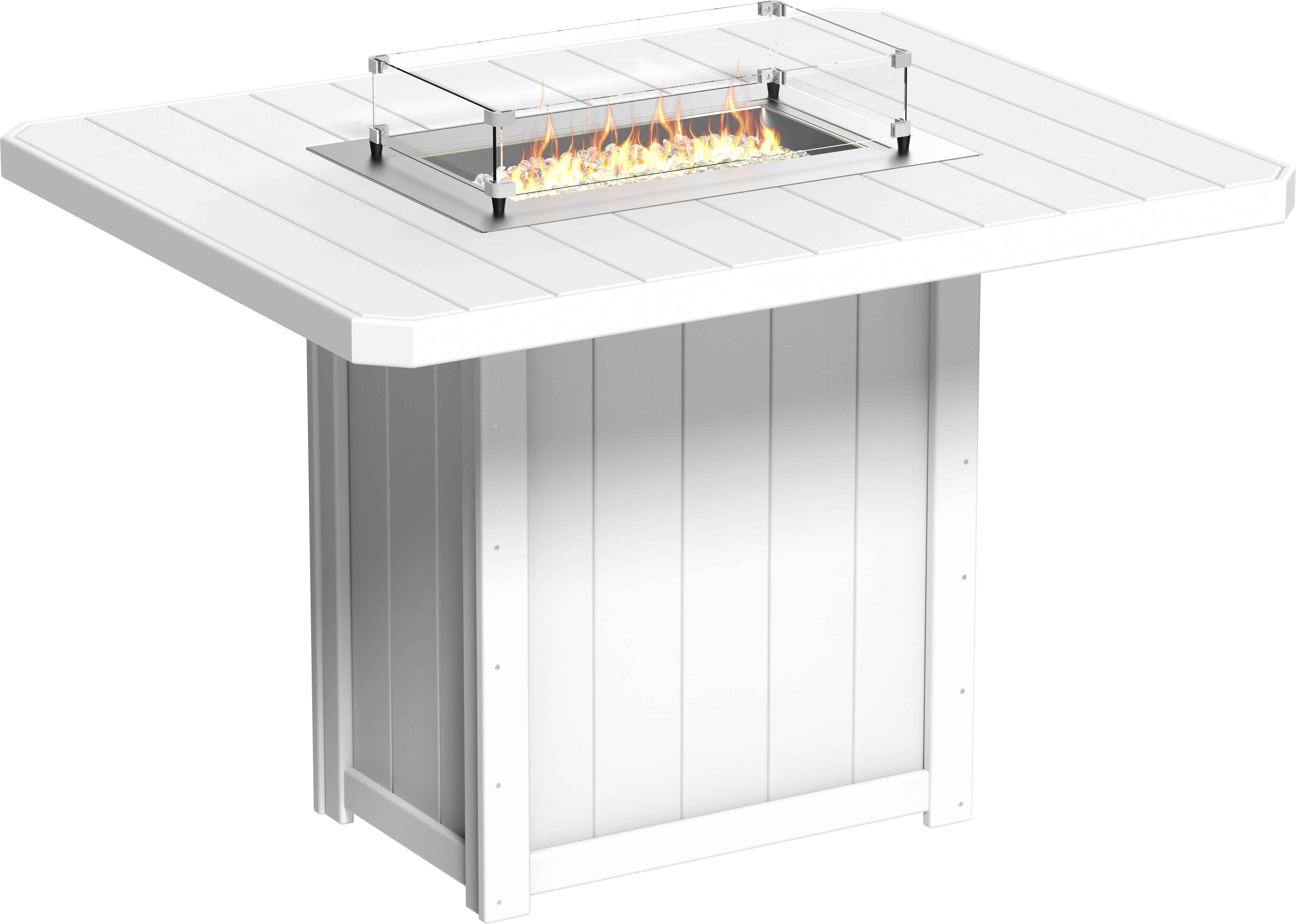 LuxCraft Lumin Fire Table 62 Rectangular