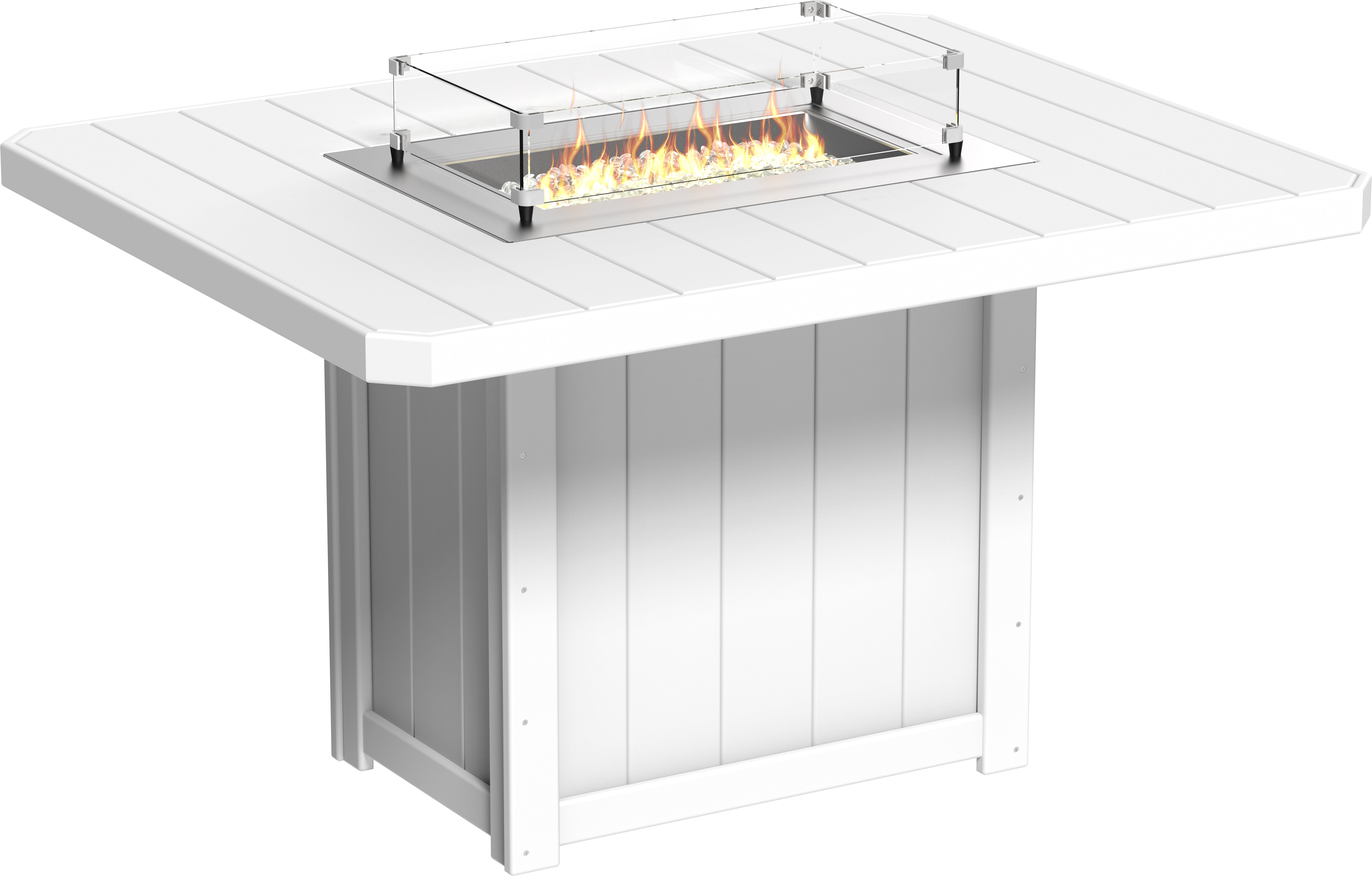 LuxCraft Lumin Fire Table 62 Rectangular