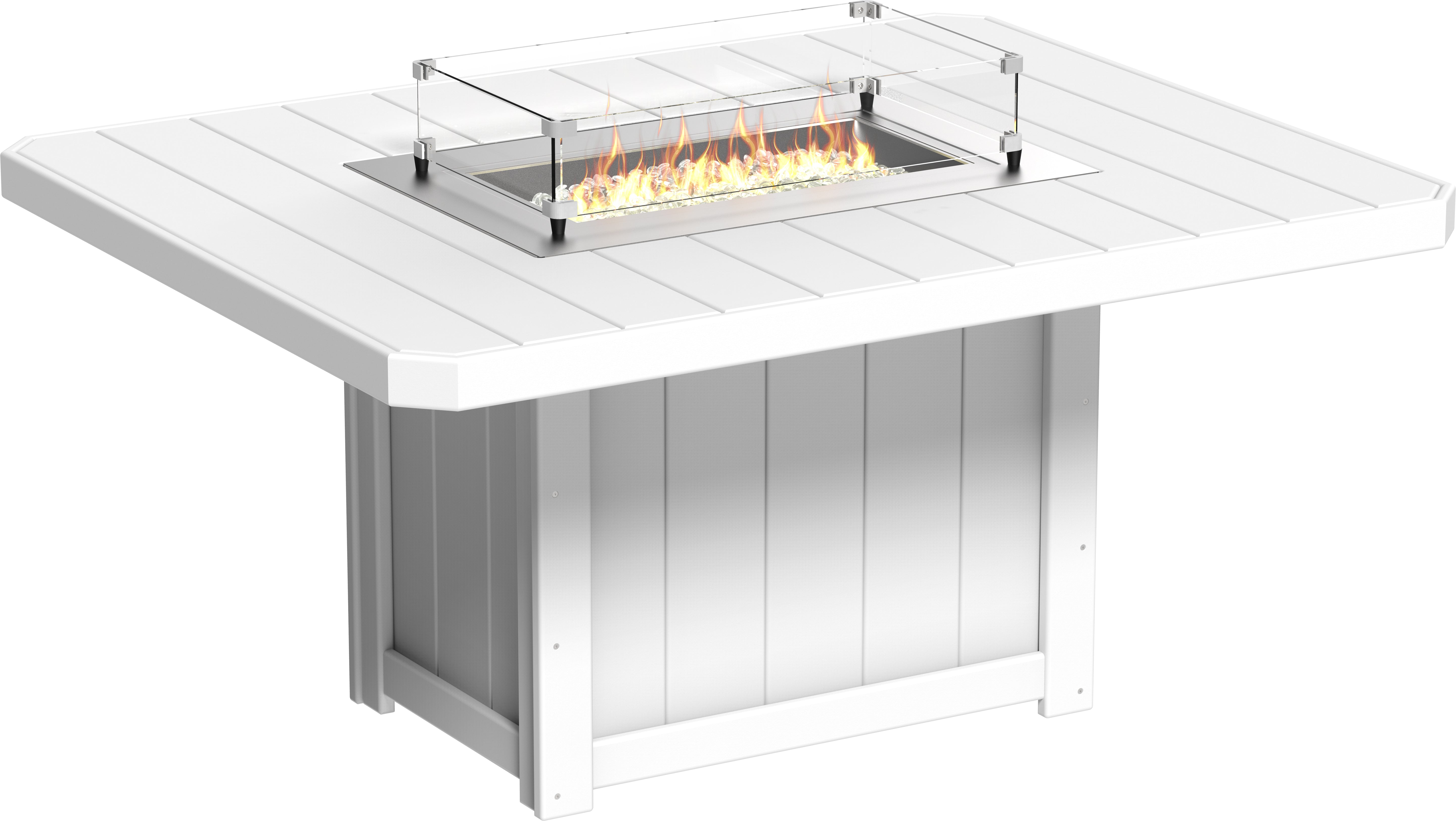 LuxCraft Lumin Fire Table 62 Rectangular