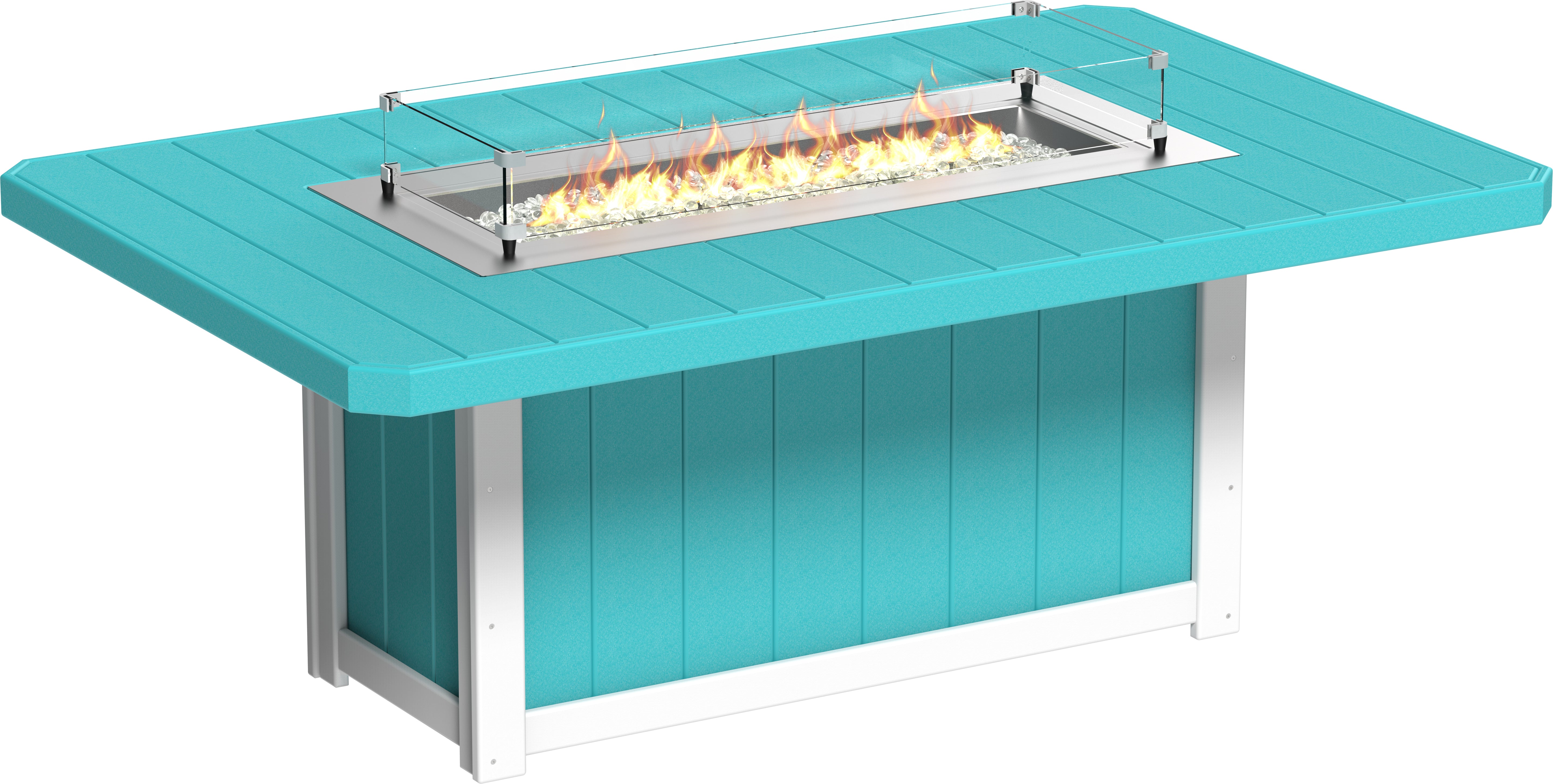 LuxCraft Lumin Fire Table 79 Rectangular