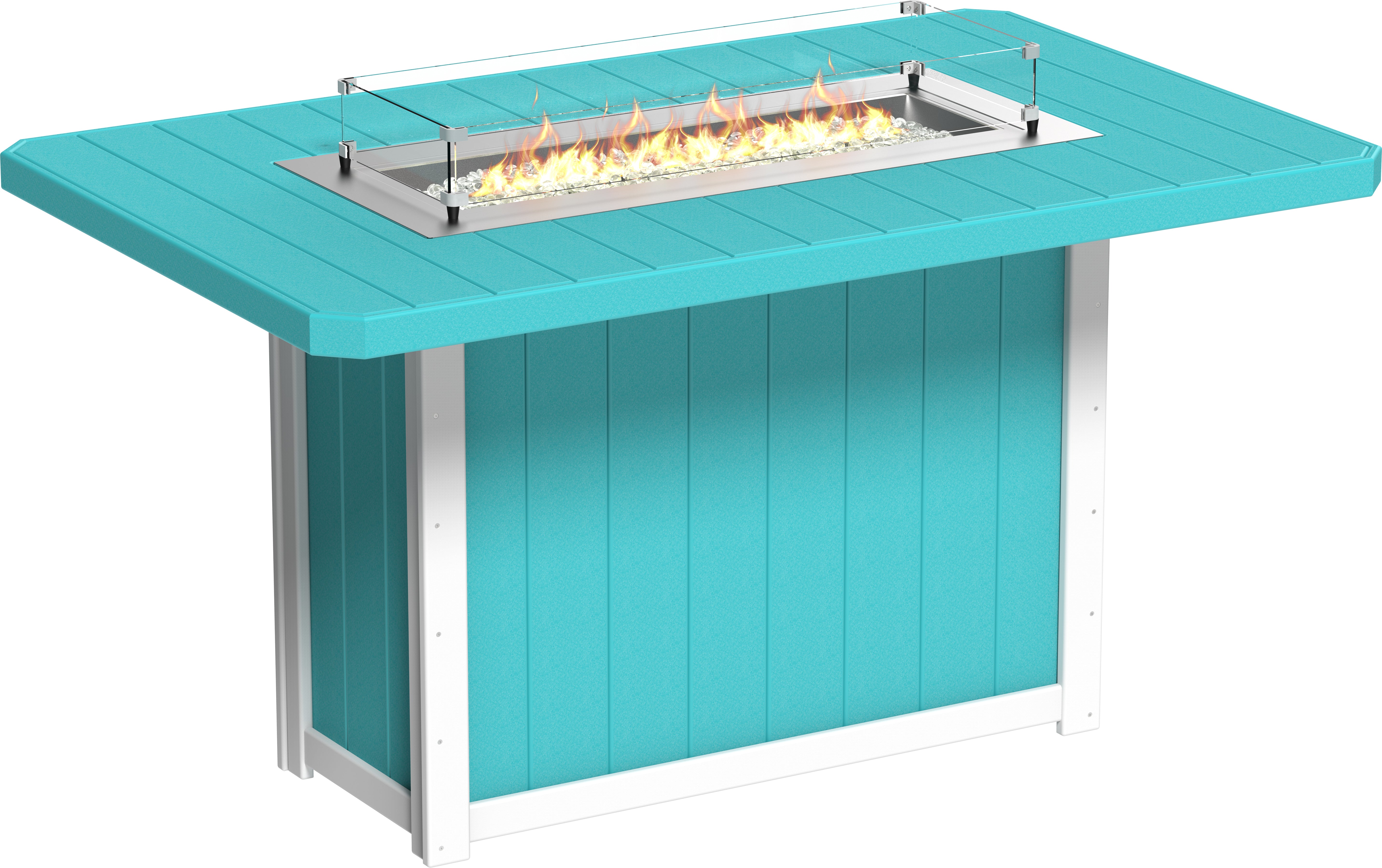 LuxCraft Lumin Fire Table 79 Rectangular