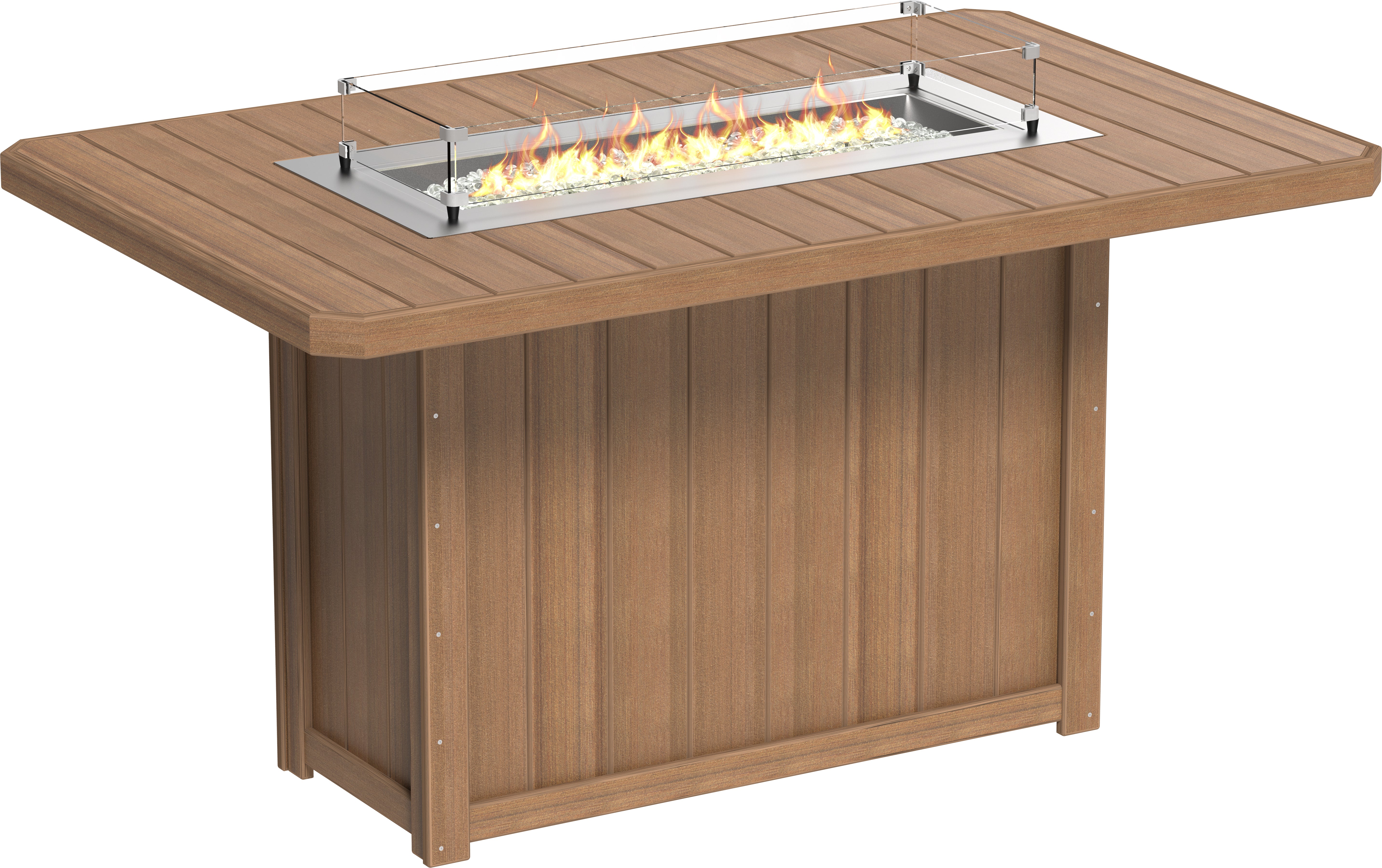 LuxCraft Lumin Fire Table 79 Rectangular