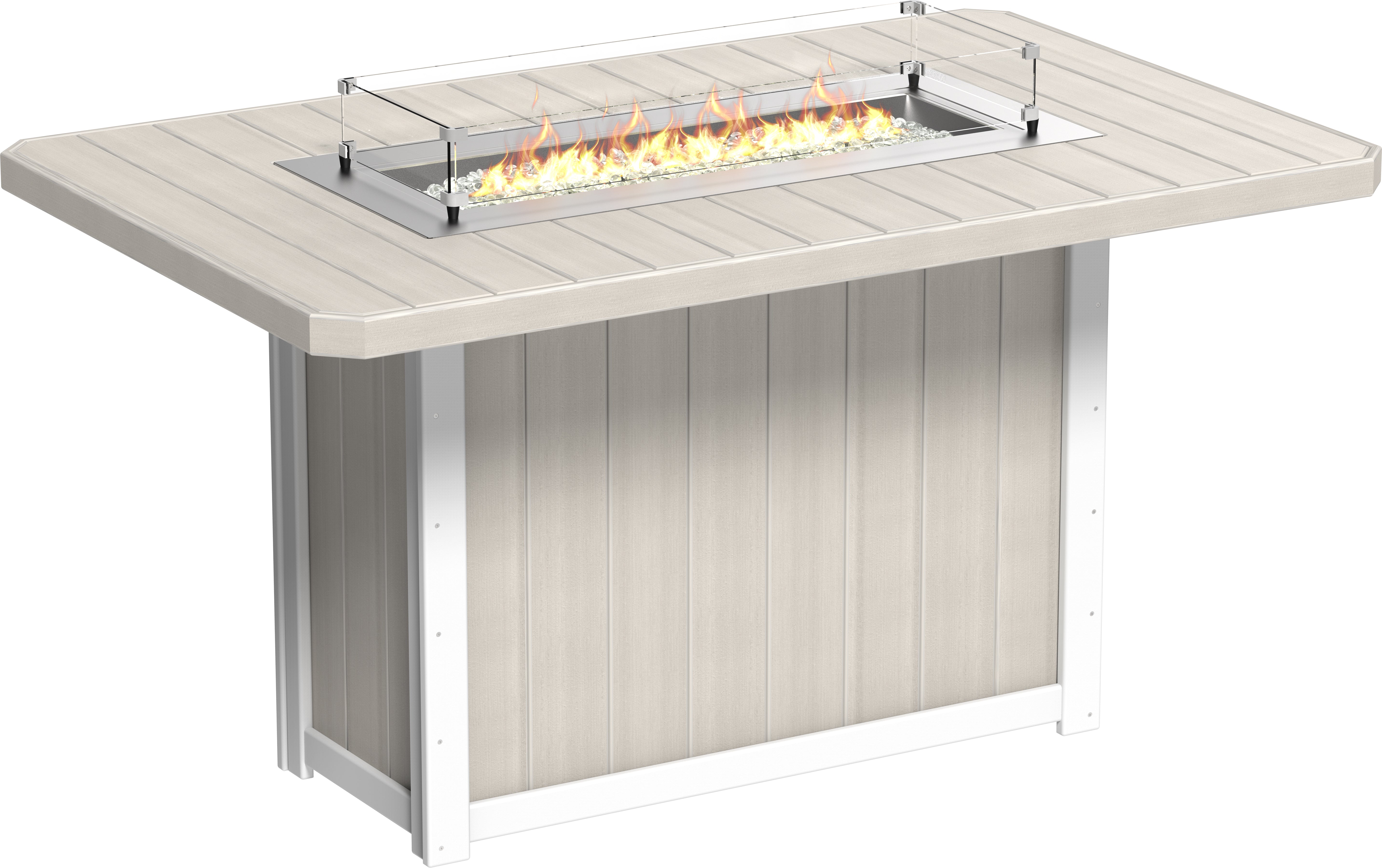 LuxCraft Lumin Fire Table 79 Rectangular