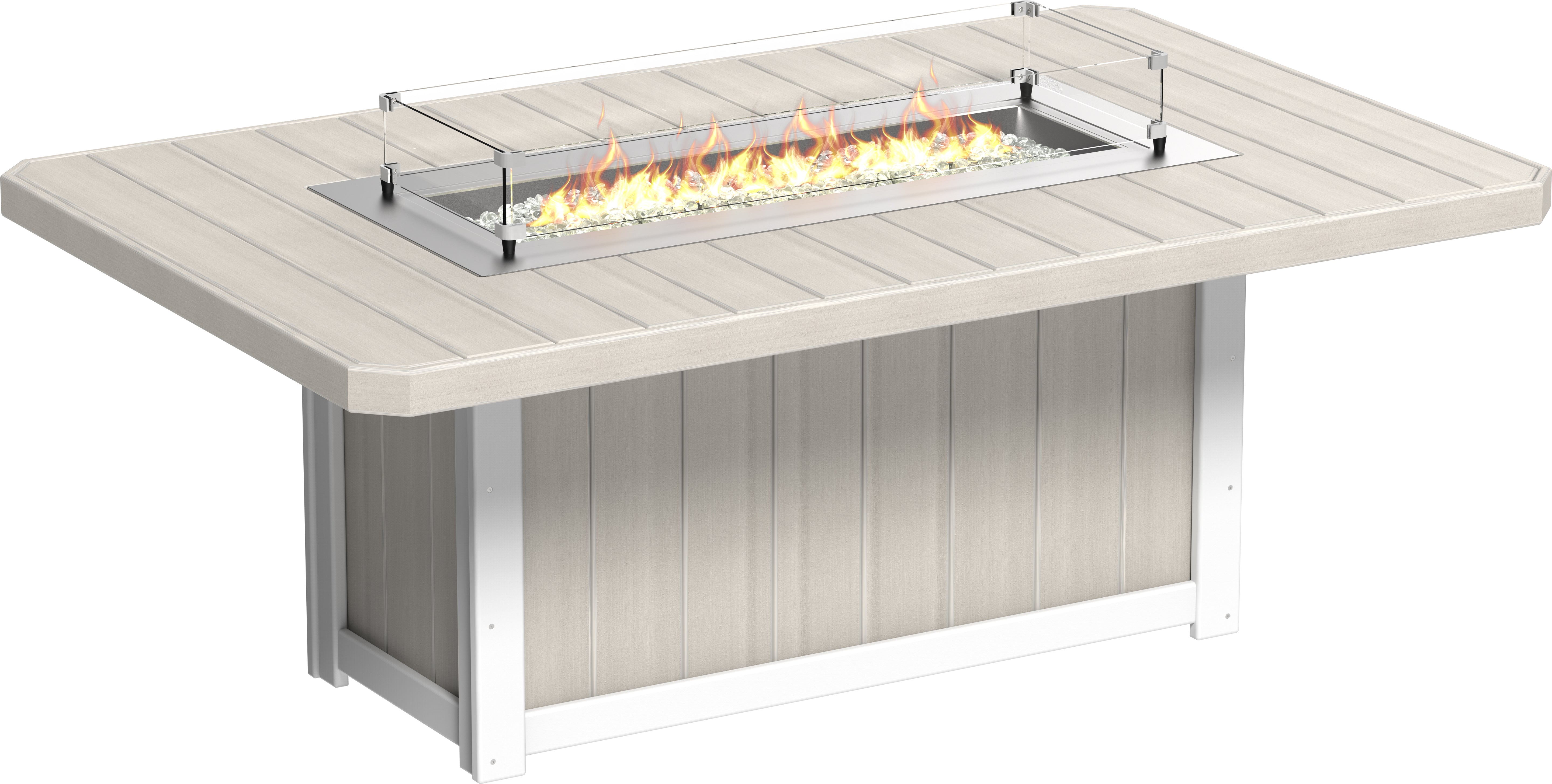 LuxCraft Lumin Fire Table 79 Rectangular