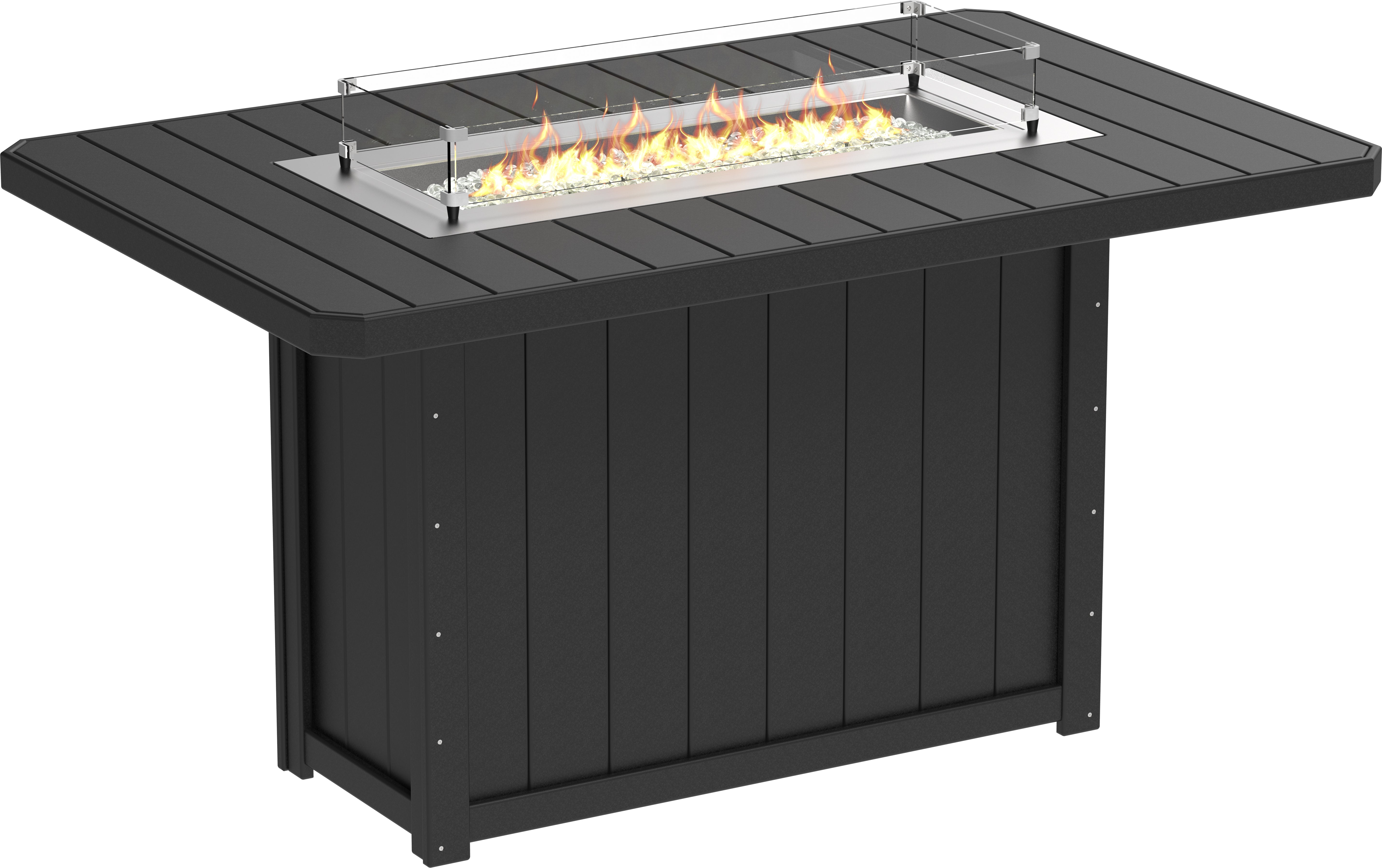 LuxCraft Lumin Fire Table 79 Rectangular