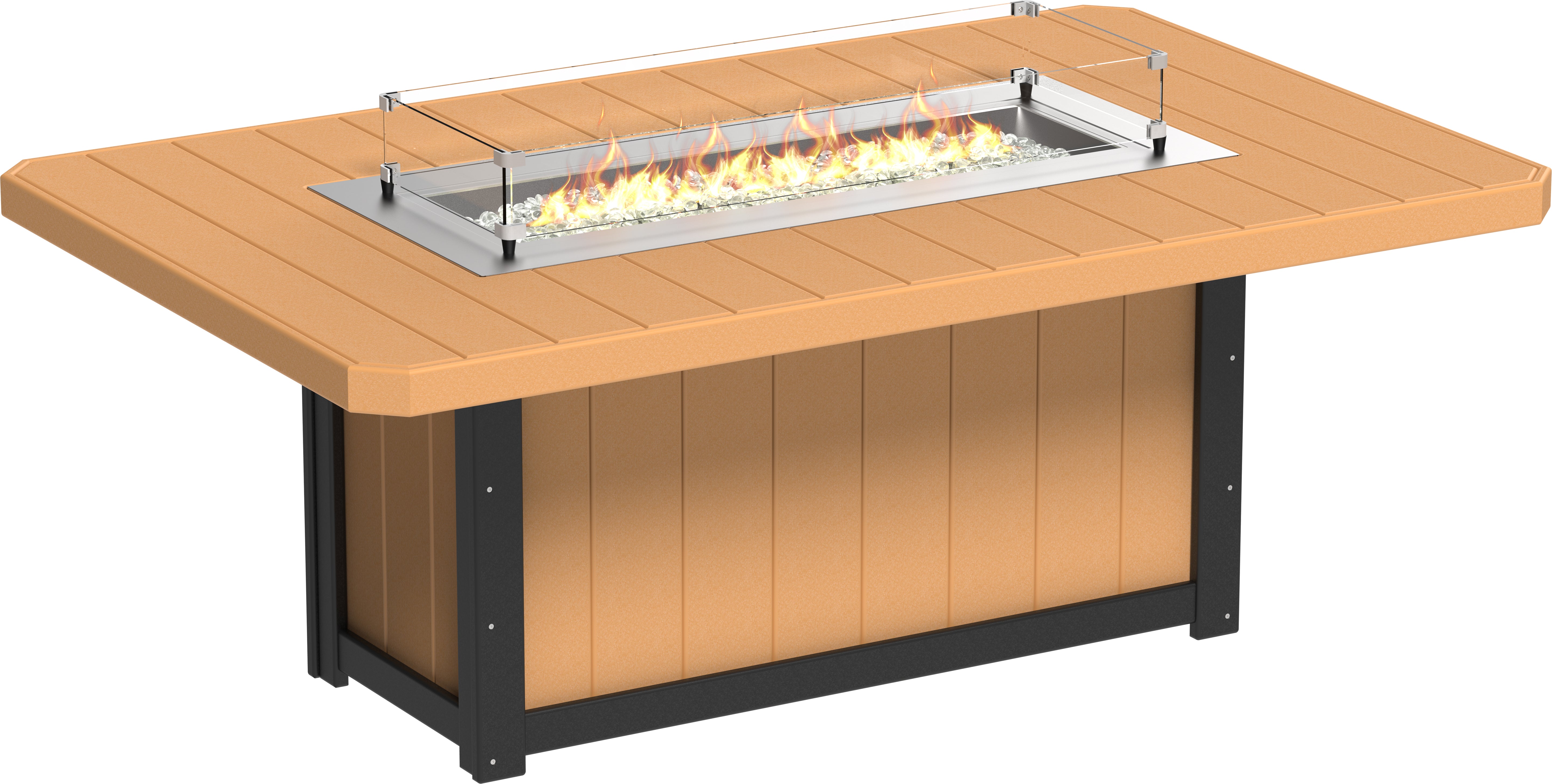 LuxCraft Lumin Fire Table 79 Rectangular